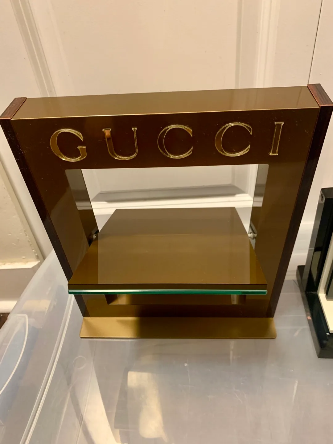 Rare Vintage GUCCI tabletop mirror image indicator(2)