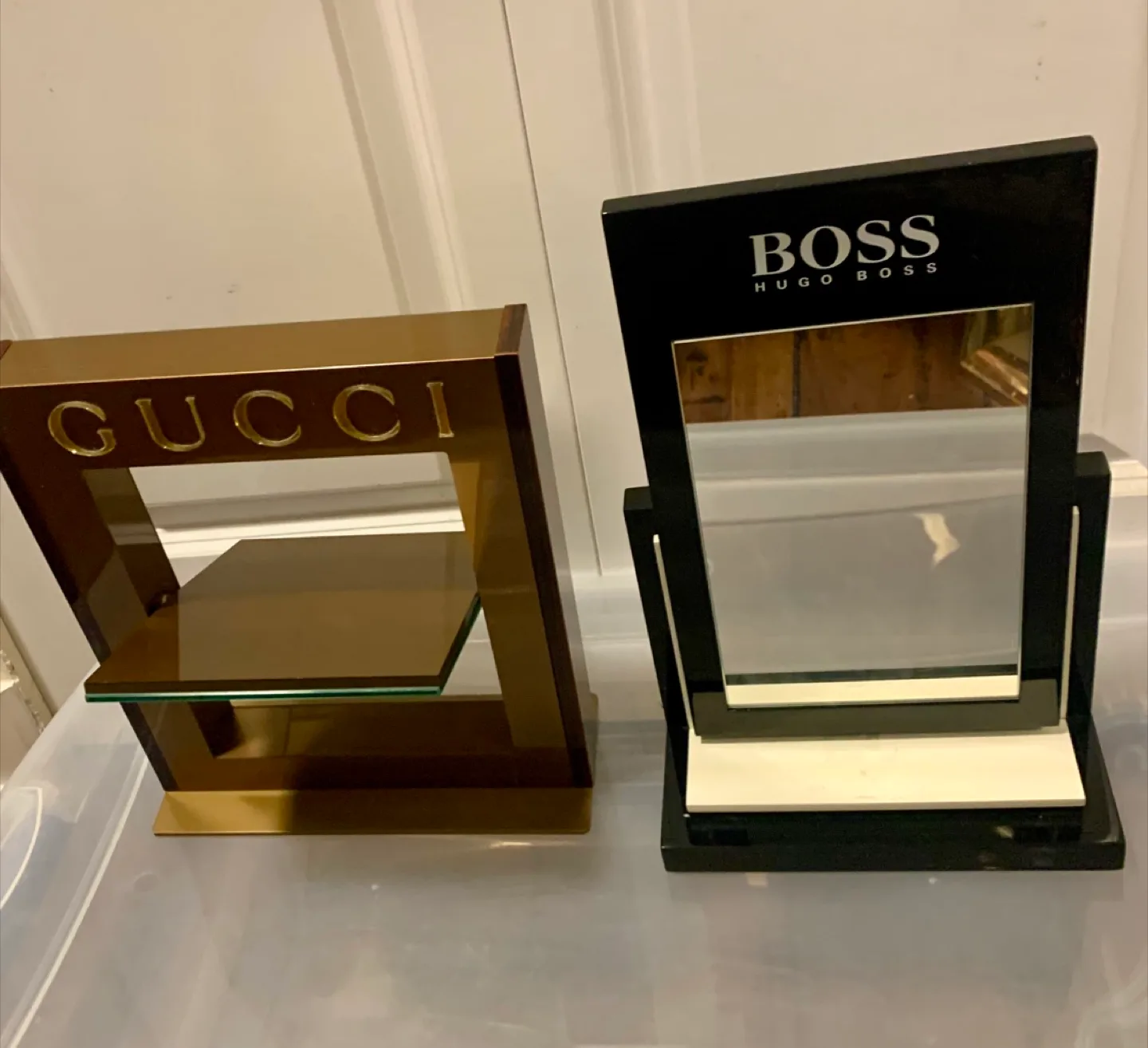 Rare Vintage GUCCI tabletop mirror image indicator(3)