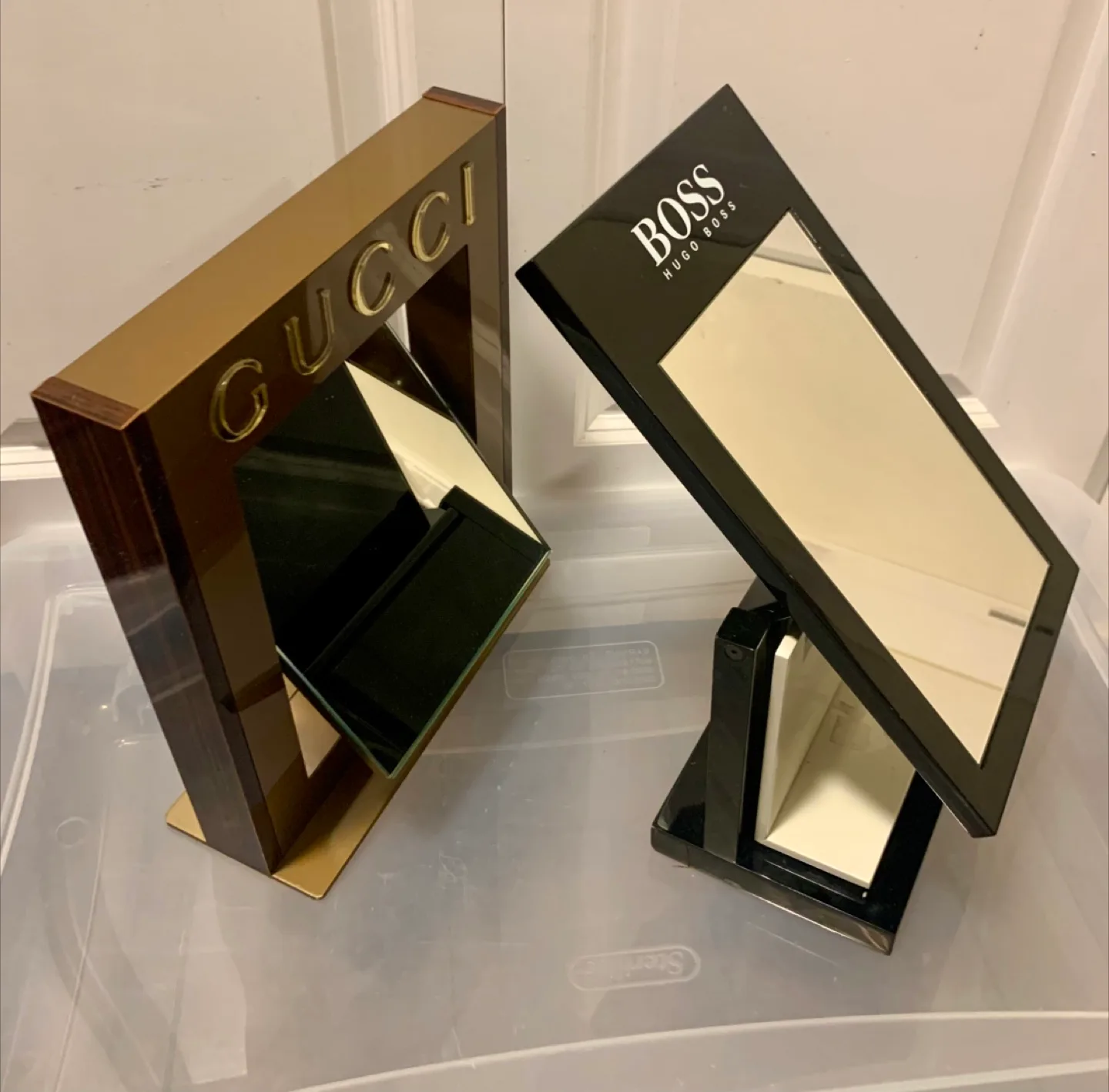 Rare Vintage GUCCI tabletop mirror image indicator(6)