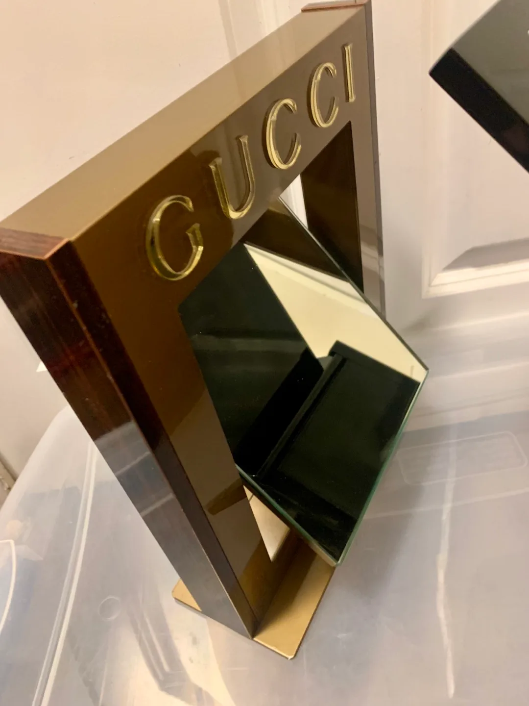 Rare Vintage GUCCI tabletop mirror image indicator(7)