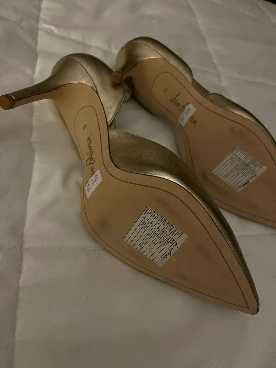 Sam Edelman Gold Heels, Size 6 image indicator(2)