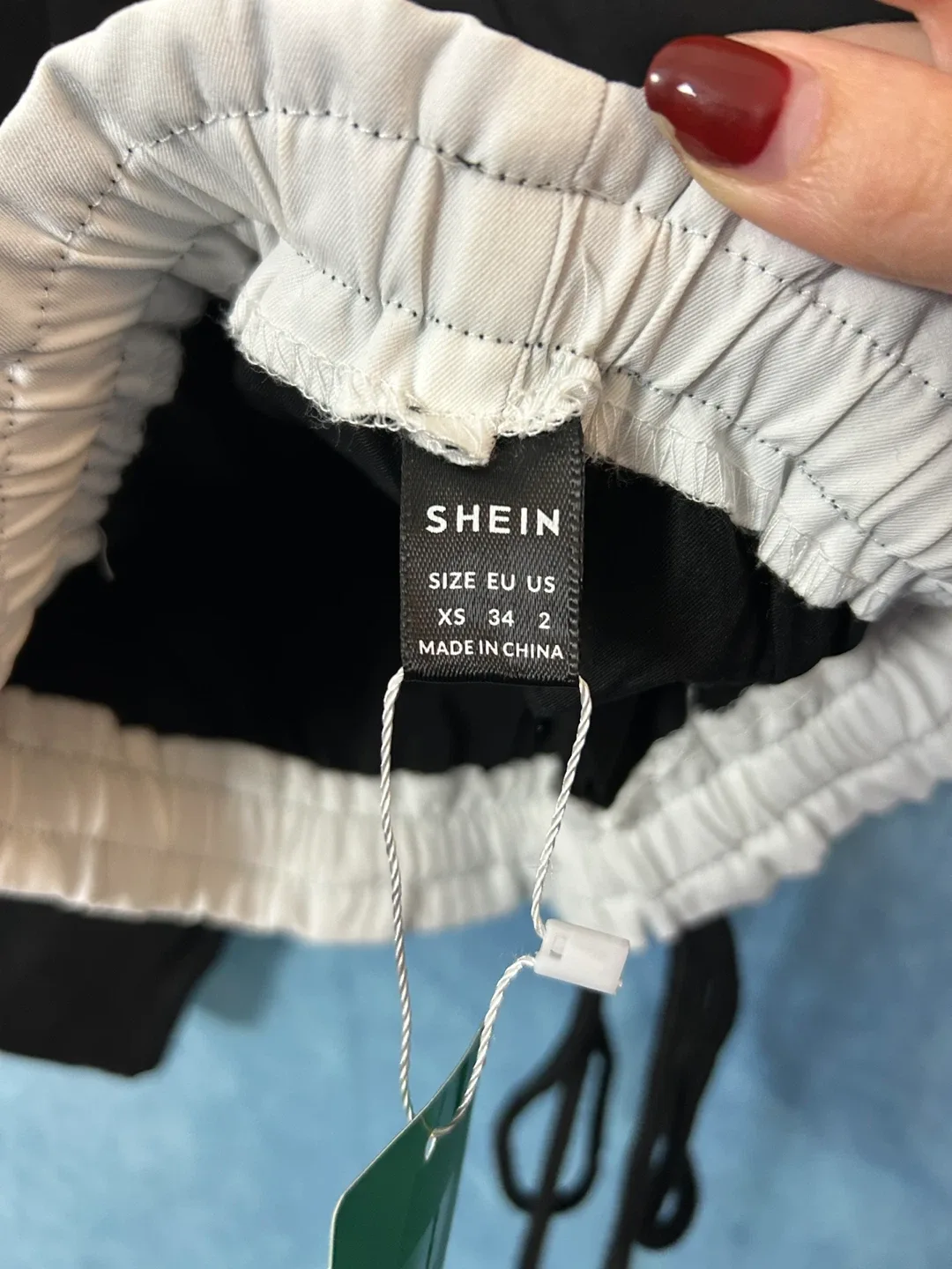 SHEIN EZwear Black Track Pants - Size XS image indicator(3)