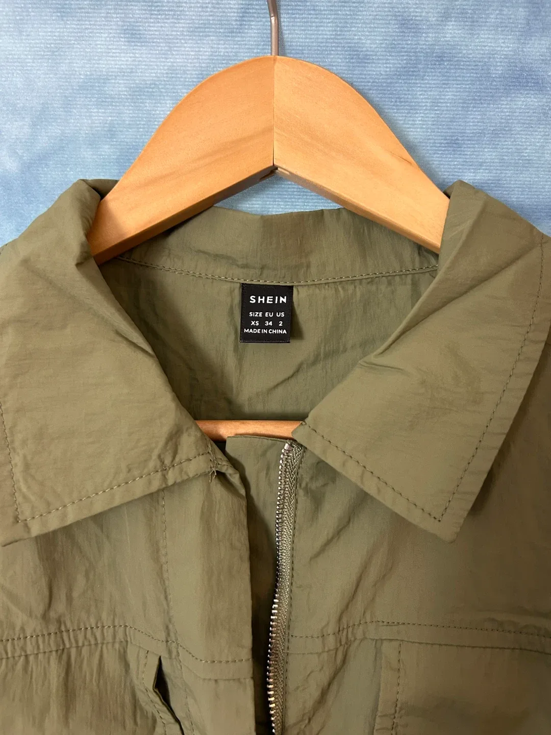 Shein Olive Green Romper - Size S image indicator(2)