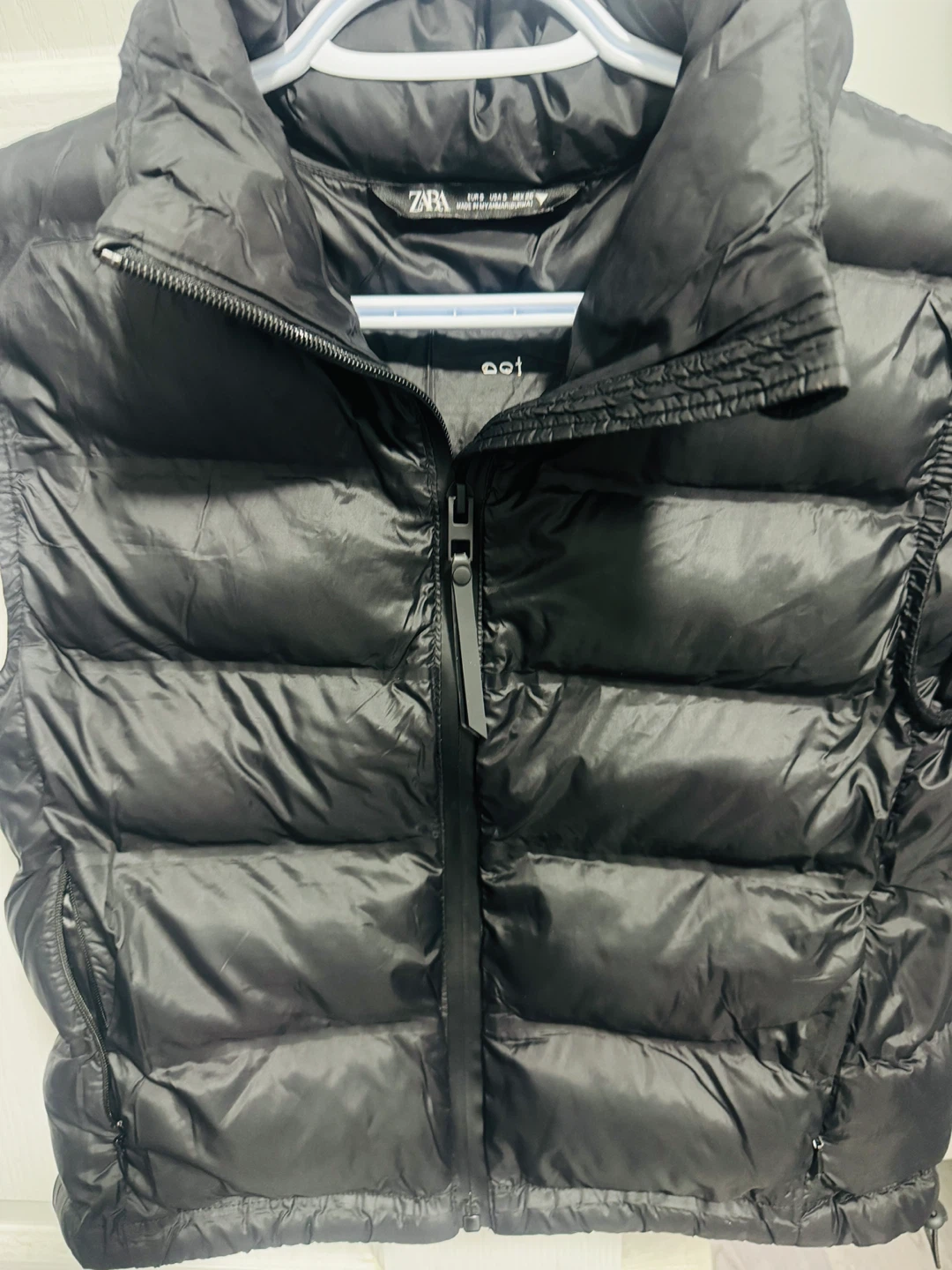 Zara Black Puffer Vest - Size Small - photo 2