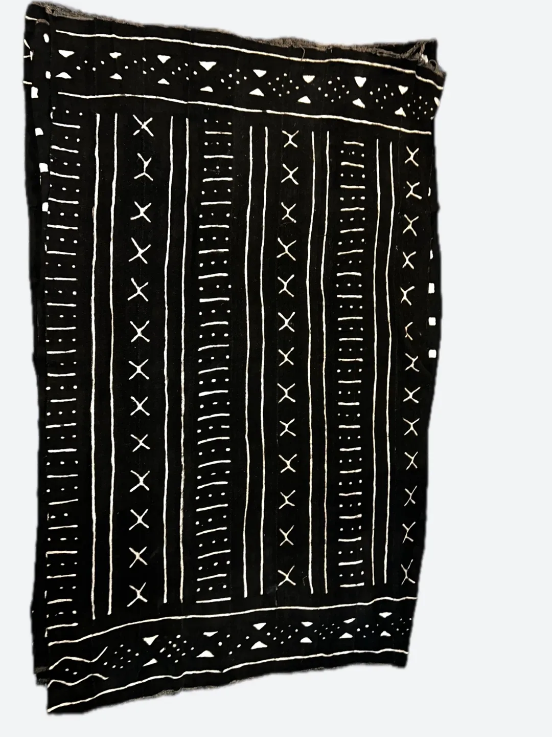 Mudcloth Throw Blanket - Black & White image indicator(3)