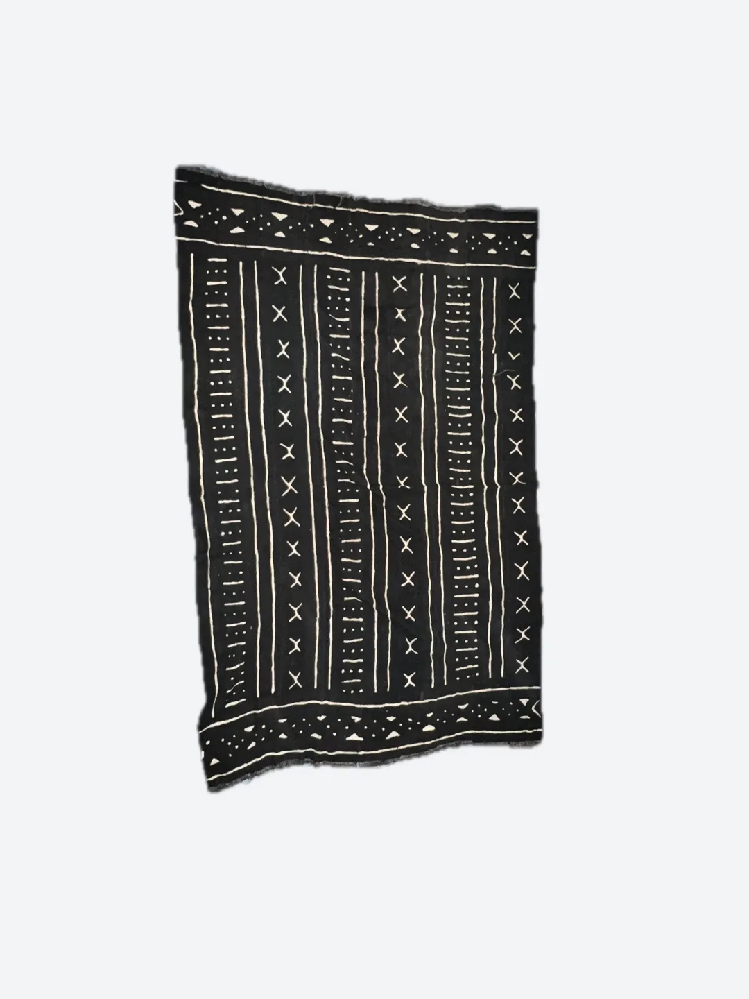Mudcloth Throw Blanket - Black & White image indicator(5)