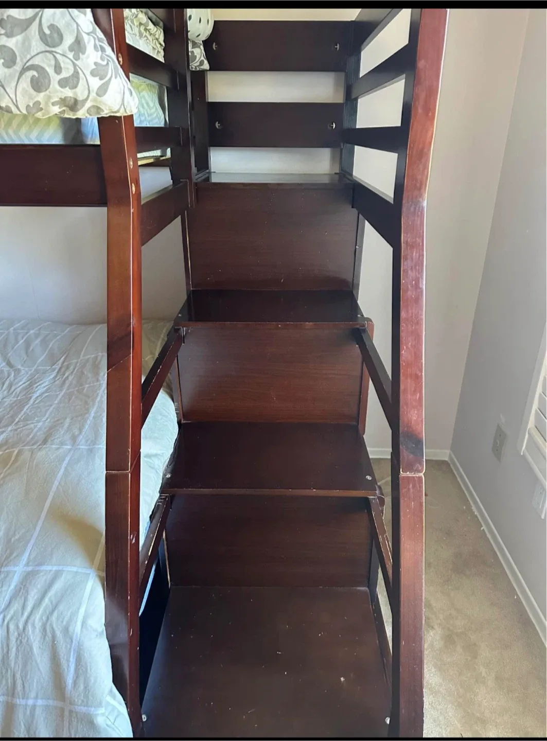 Wooden Bunk Bed with Storage Steps image indicator(2)