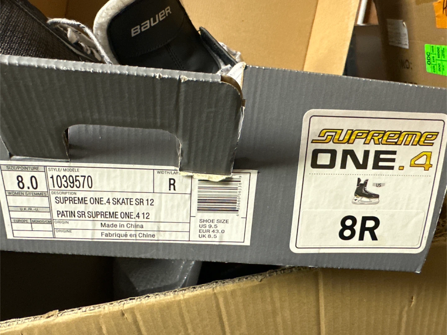 Bauer Supreme ONE.4 Ice Skates - Size 8R - photo 2
