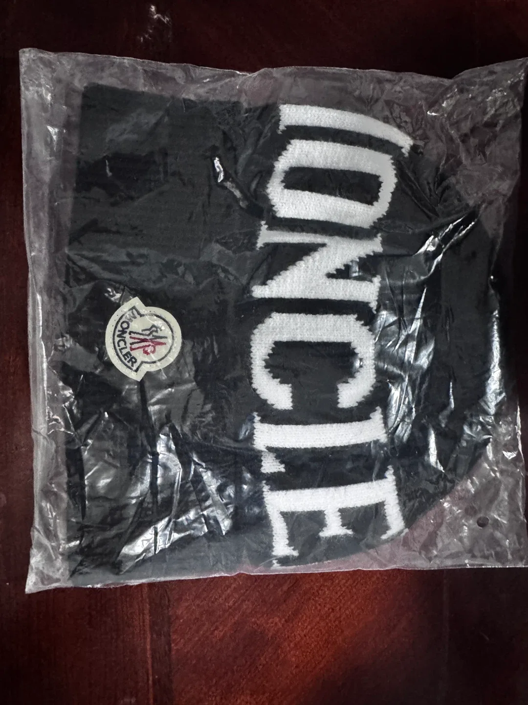 Moncler Black Beanie Hat - Brand New