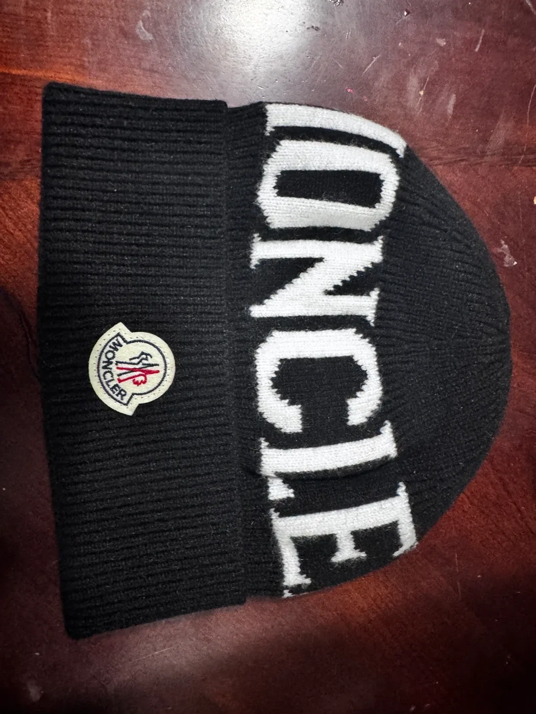 Moncler Black Beanie Hat - Brand New image indicator(4)