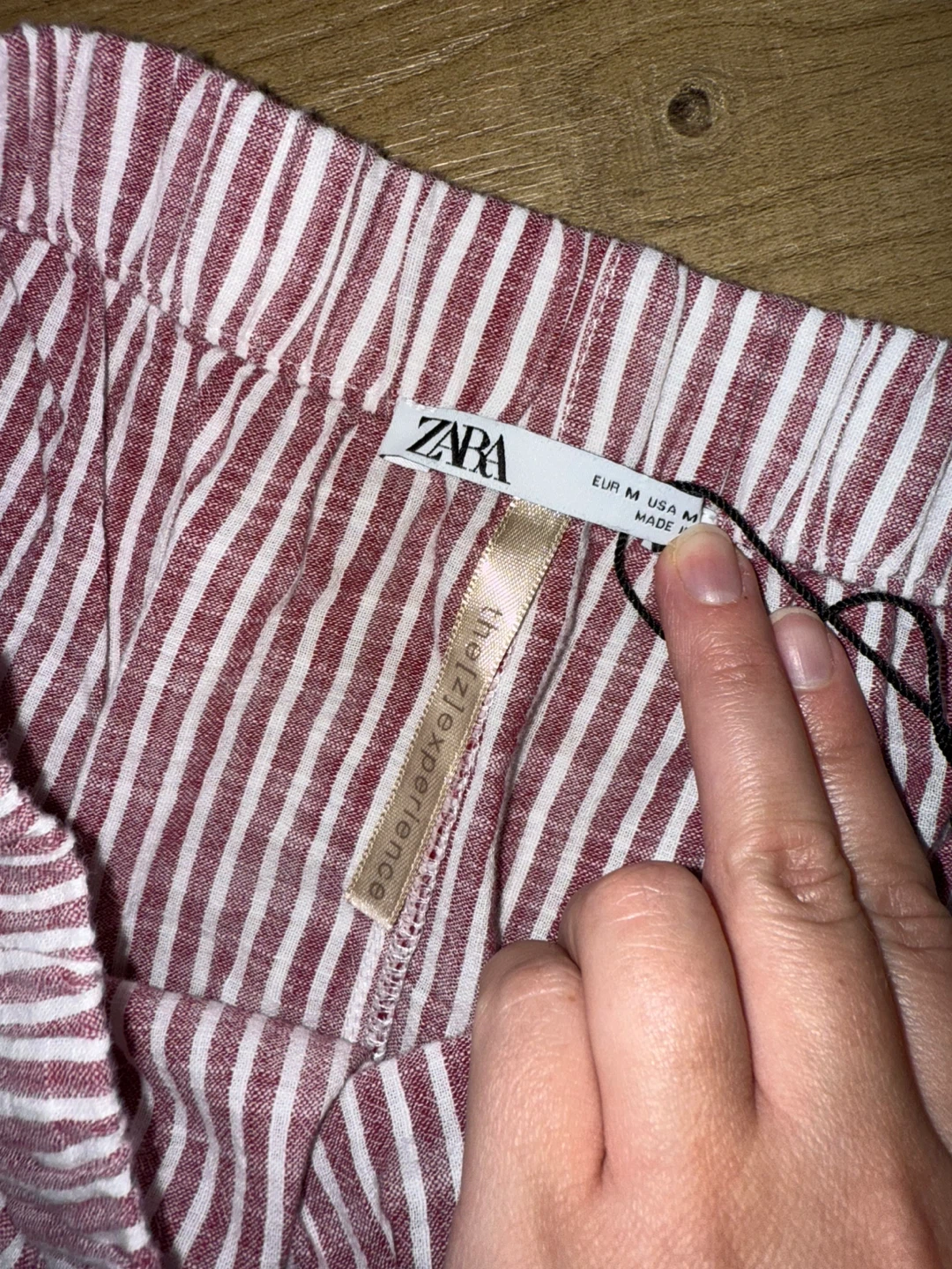 Men’s Zara Striped Shorts - Size M - photo 3