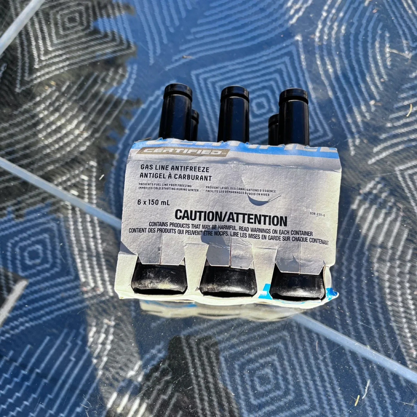 Certified Gas Line Antifreeze 6x150ml