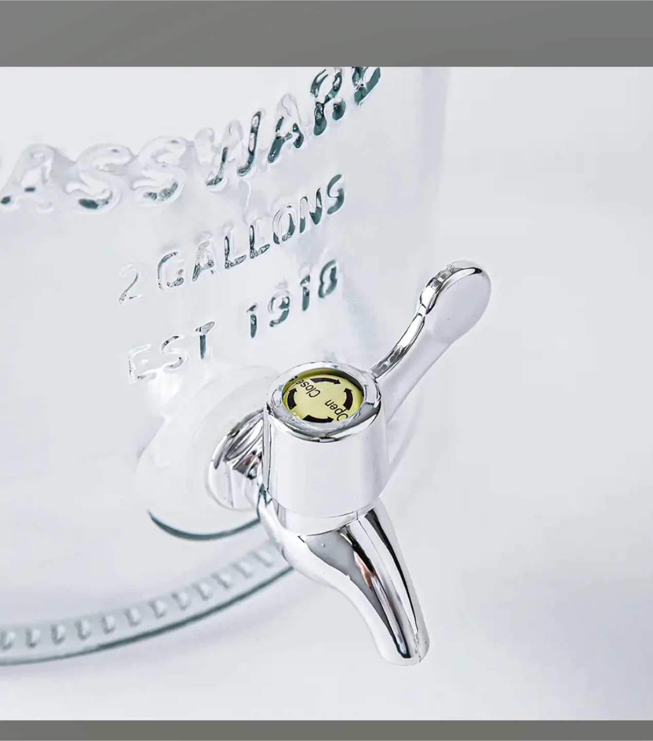 Nantucket Glass Beverage Dispenser image indicator(2)