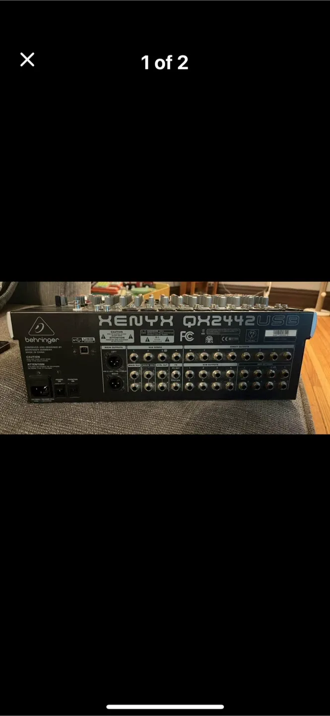 Behringer Xenyx QX2442USB Mixer🥕