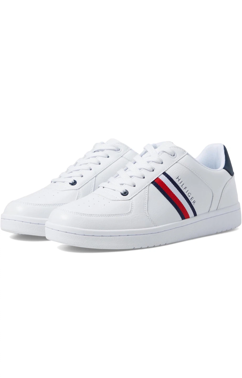 Tommy Hilfiger Stripe Leather Cupsole Sneakers - Size 12 - photo 2