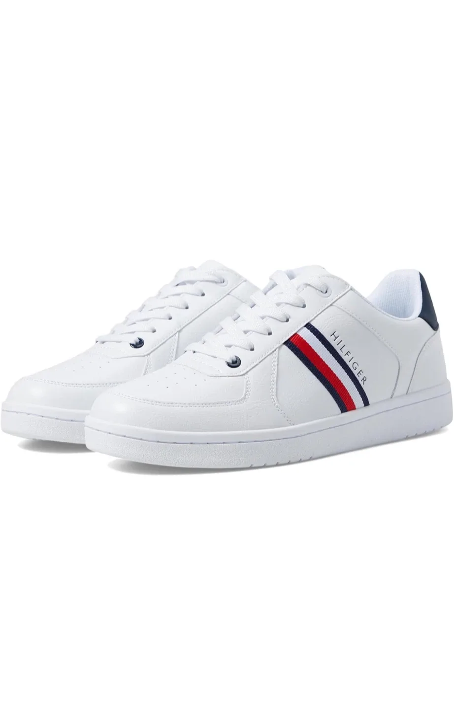 Tommy Hilfiger Stripe Leather Cupsole Sneakers - Size 12 image indicator(2)