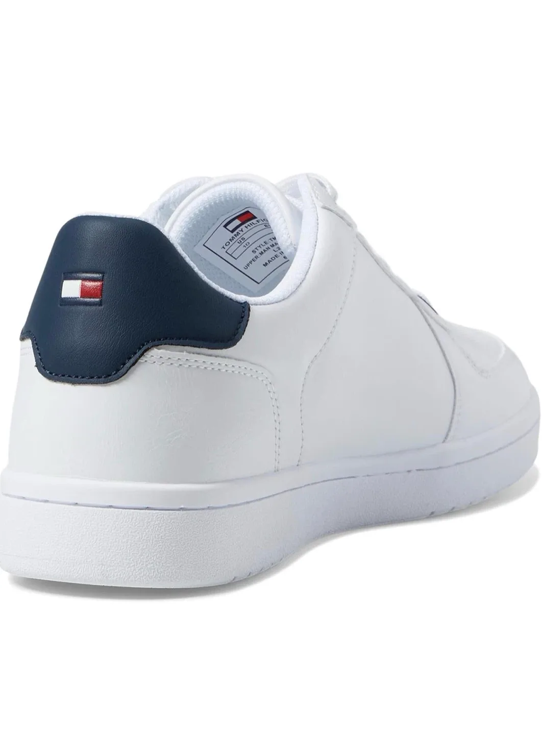 Tommy Hilfiger Stripe Leather Cupsole Sneakers - Size 12 image indicator(3)