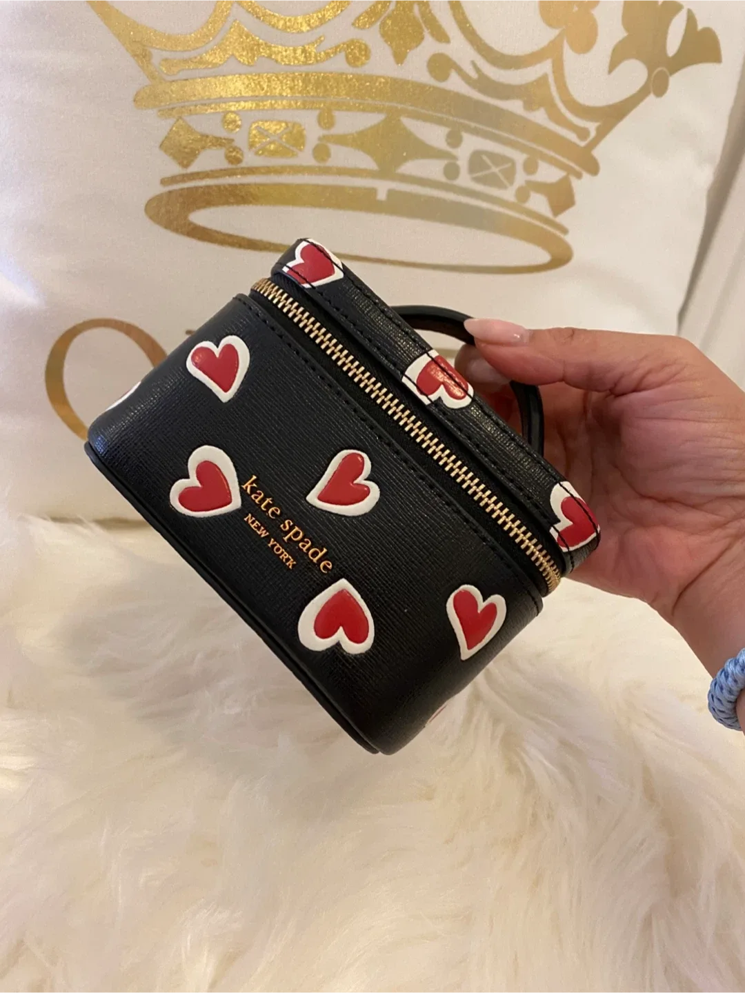 HARD TO FIND Kate Spade Black Heart Jewelry Box image indicator(8)