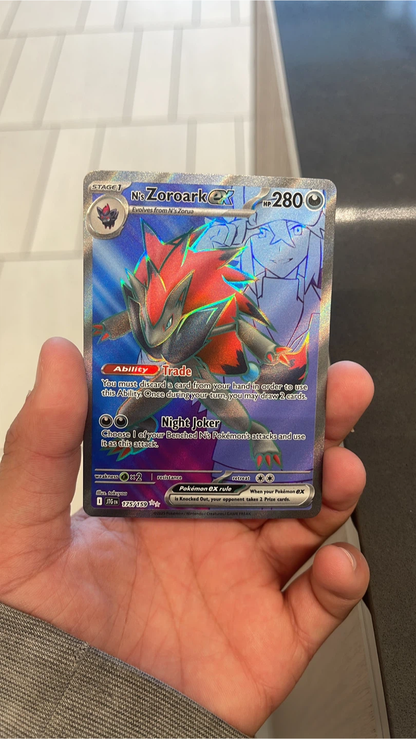 N's Zoroark EX Pokemon Card