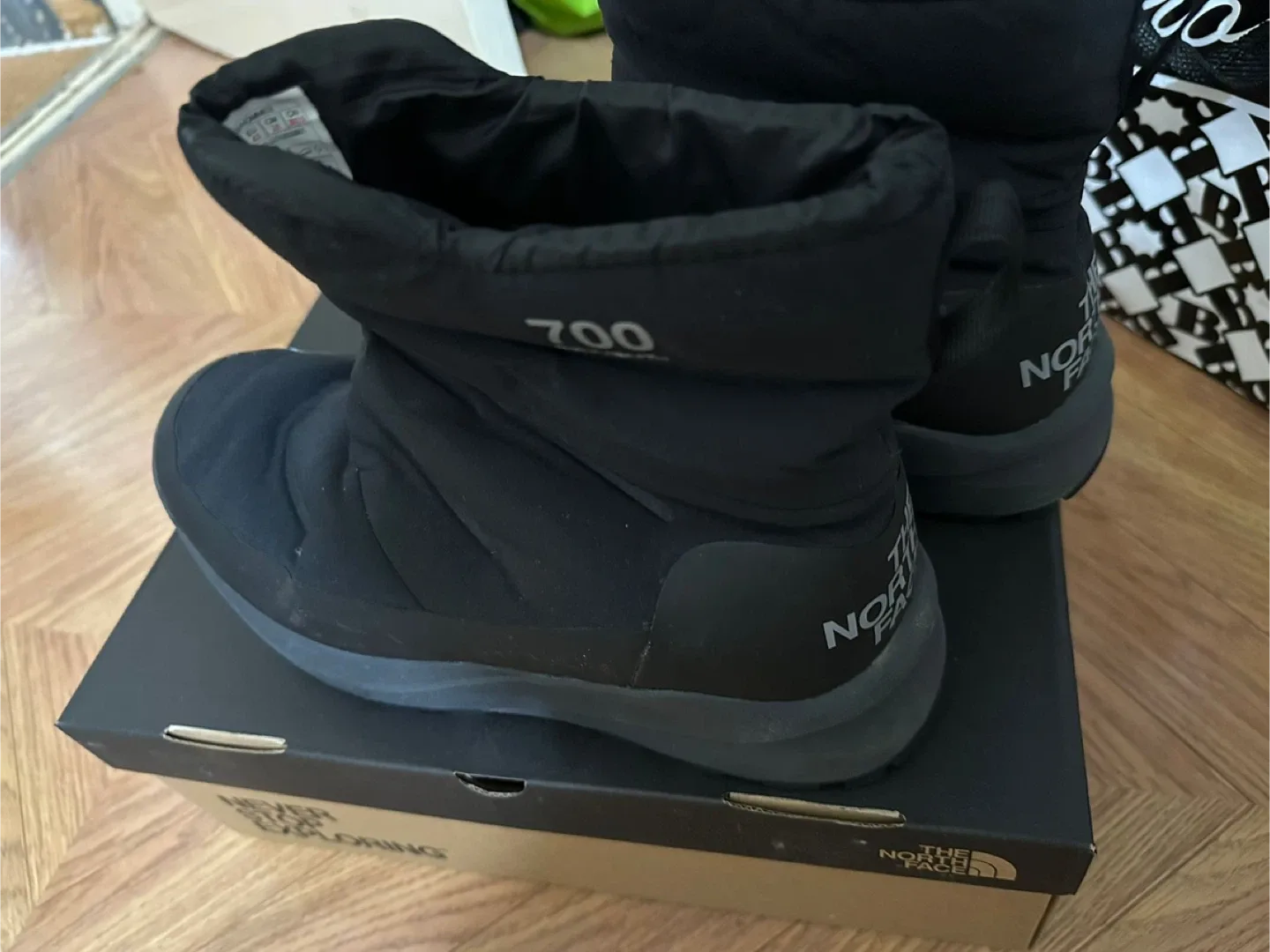 The North Face US 10 men’s ThermoBall Traction Booties - Black image indicator(3)