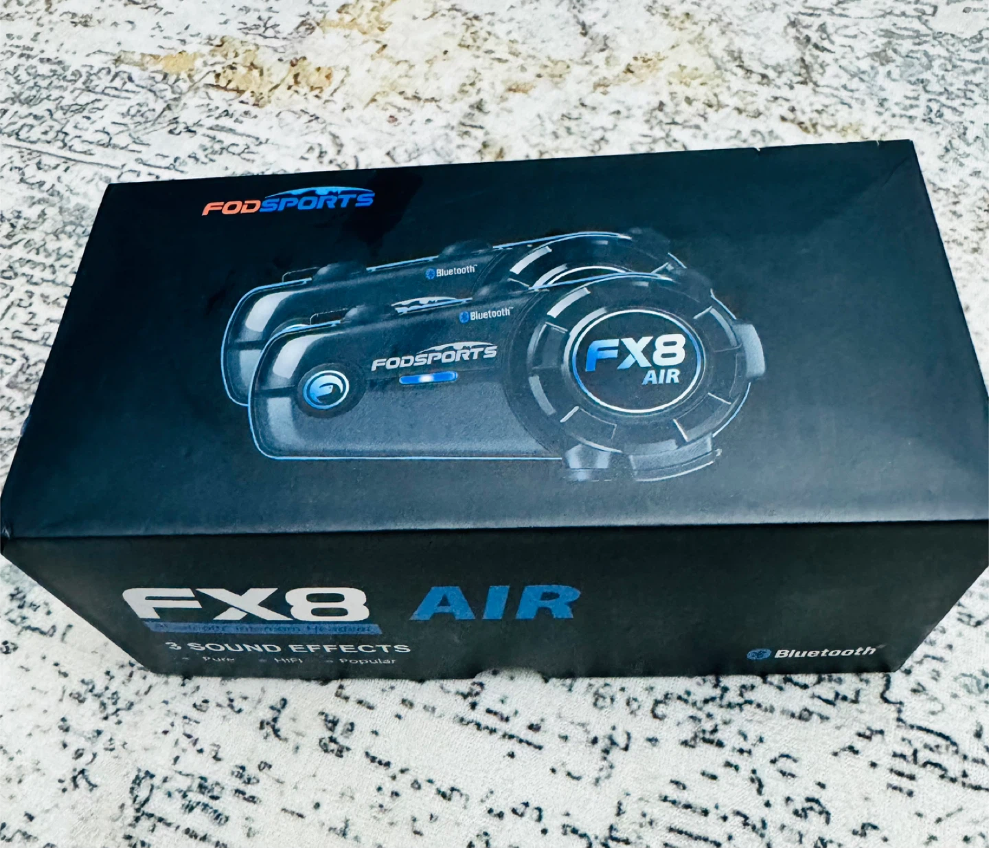 FODSPORTS FX8 AIR Bluetooth Motorcycle Headset - New