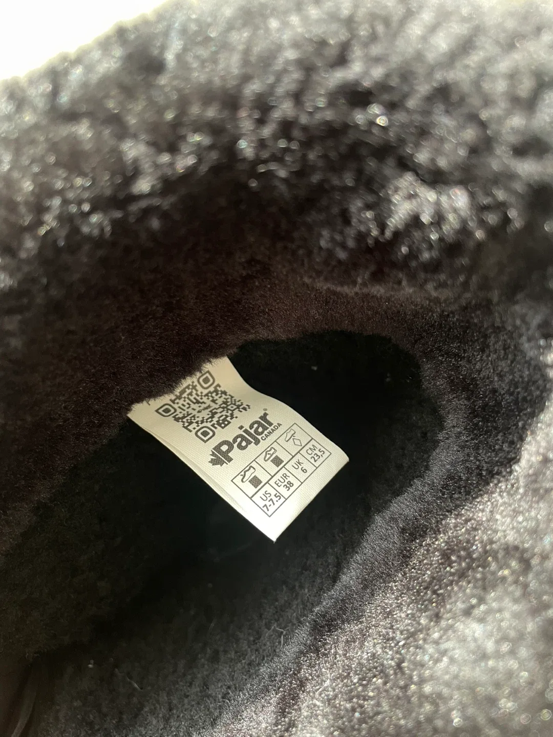 Pajar Black Winter Boots - Size 7.5 image indicator(4)