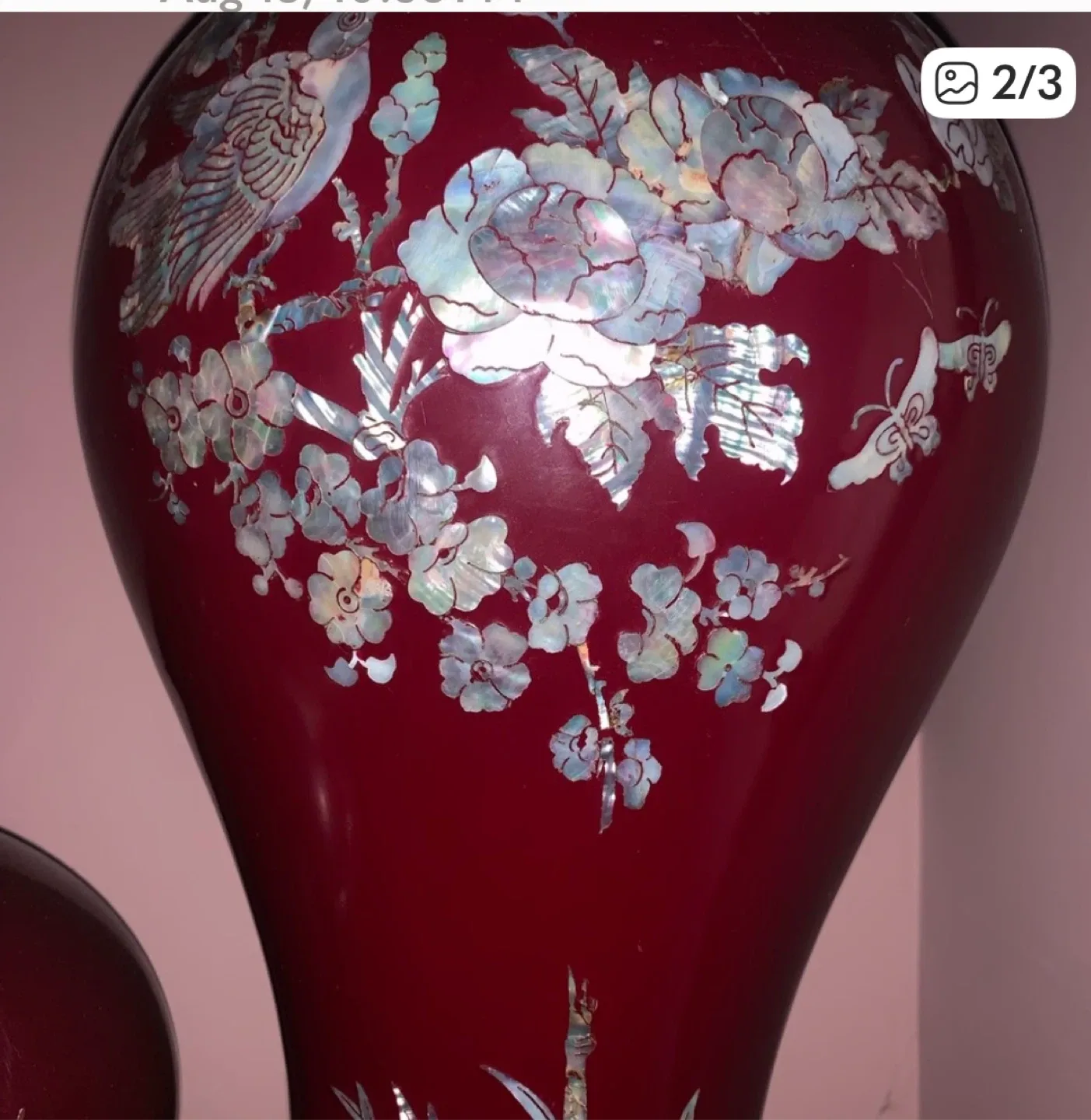 Najeonchilgi Korean Lacquerware Vase image indicator(2)