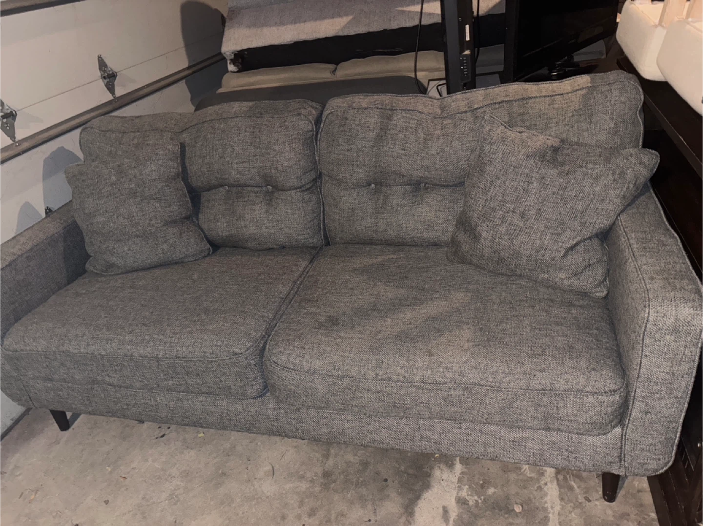Couch like New . Easy garage pick up
