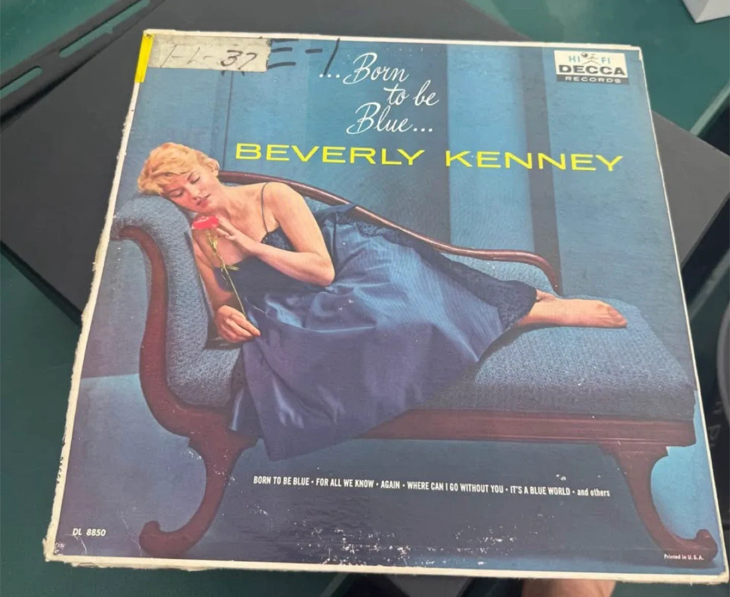 Beverly Kenney - Born to Be Blue Vinyl Record