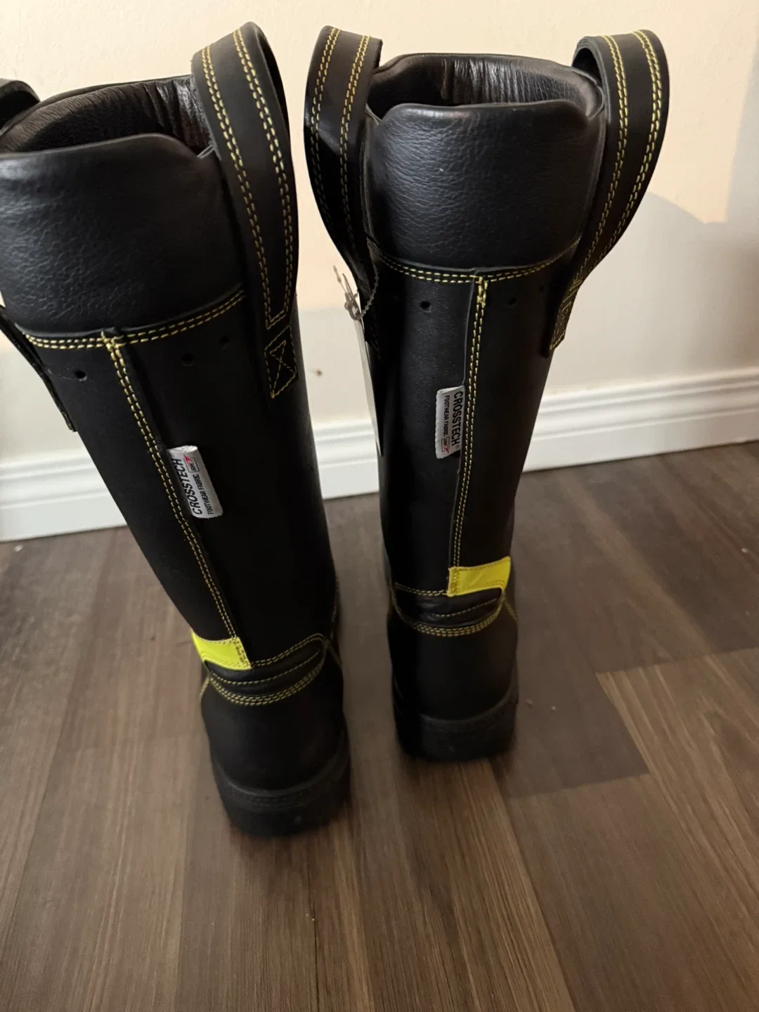 CROSSTECH Black Firefighter Boots