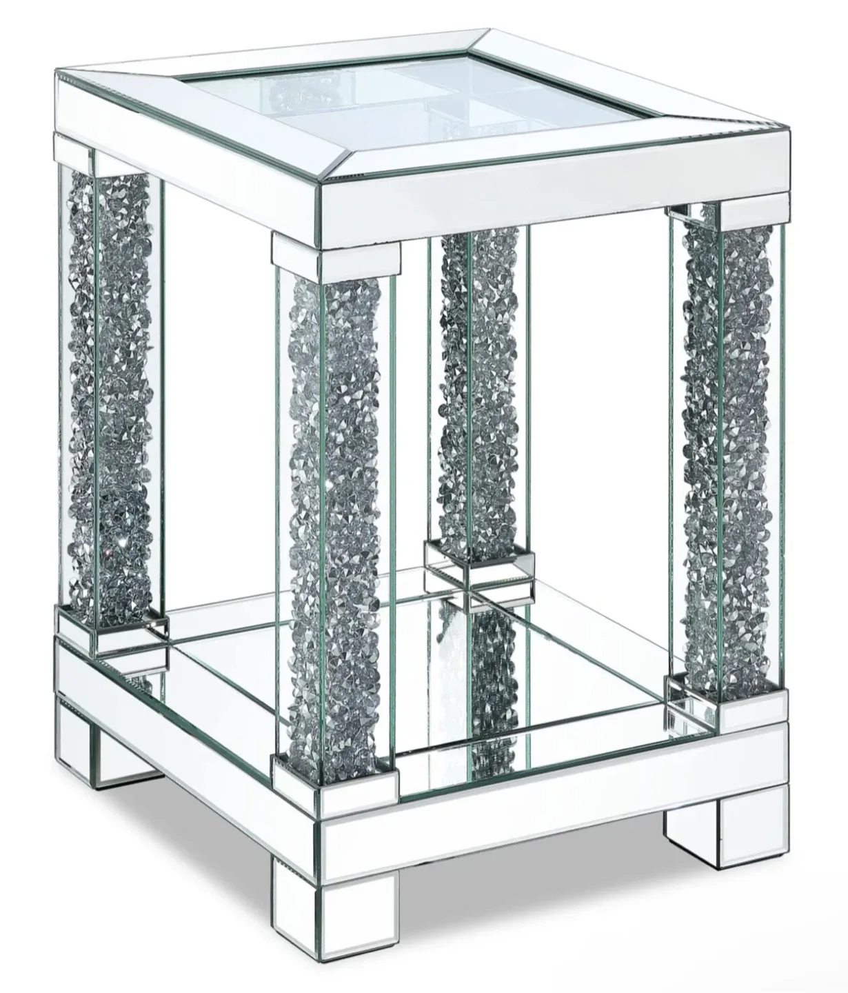 Mirrored Coffee Table & End Table Set x2 image indicator(2)