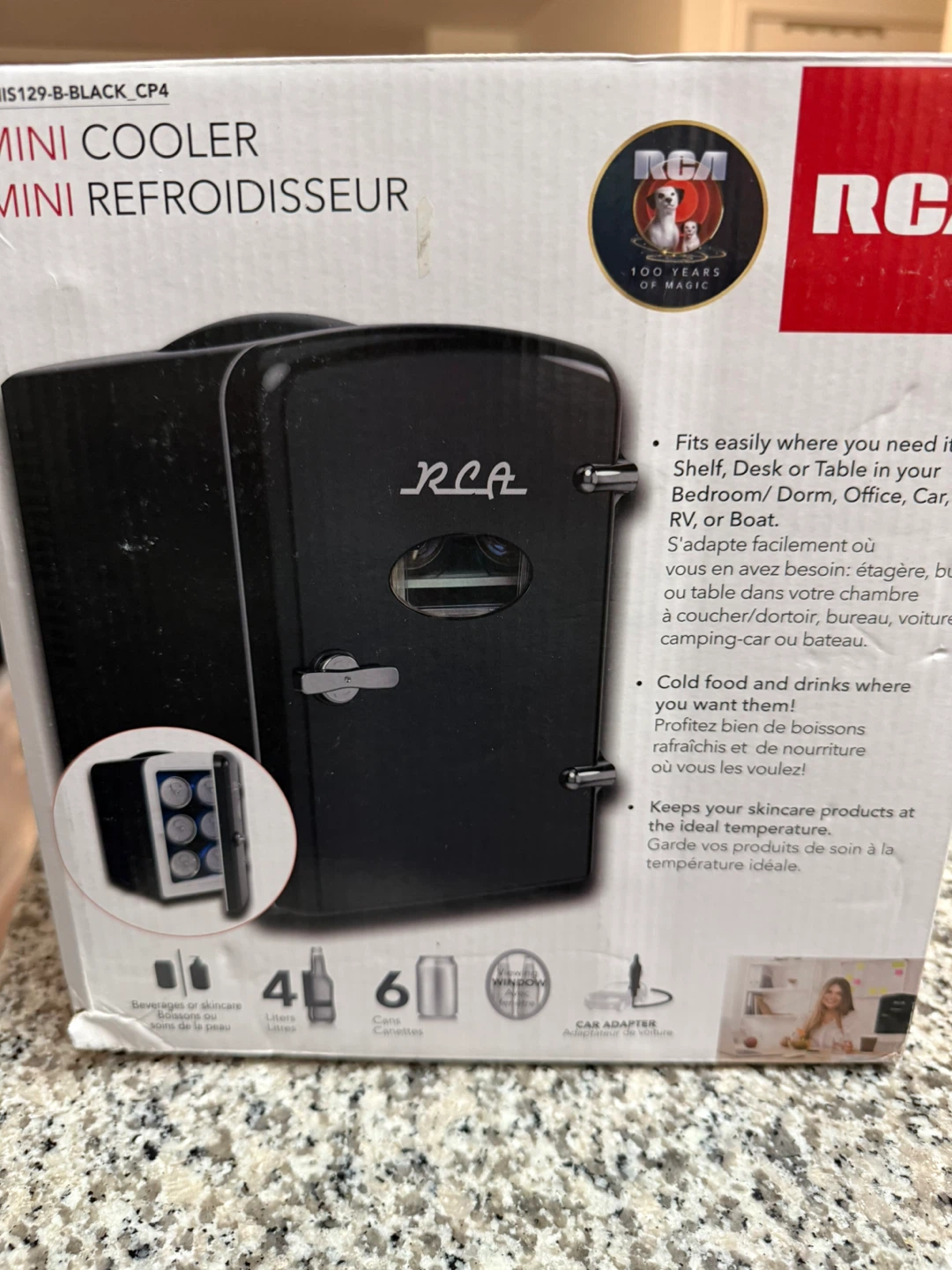 RCA mini fridge/ cooler - like NEW! - photo 2