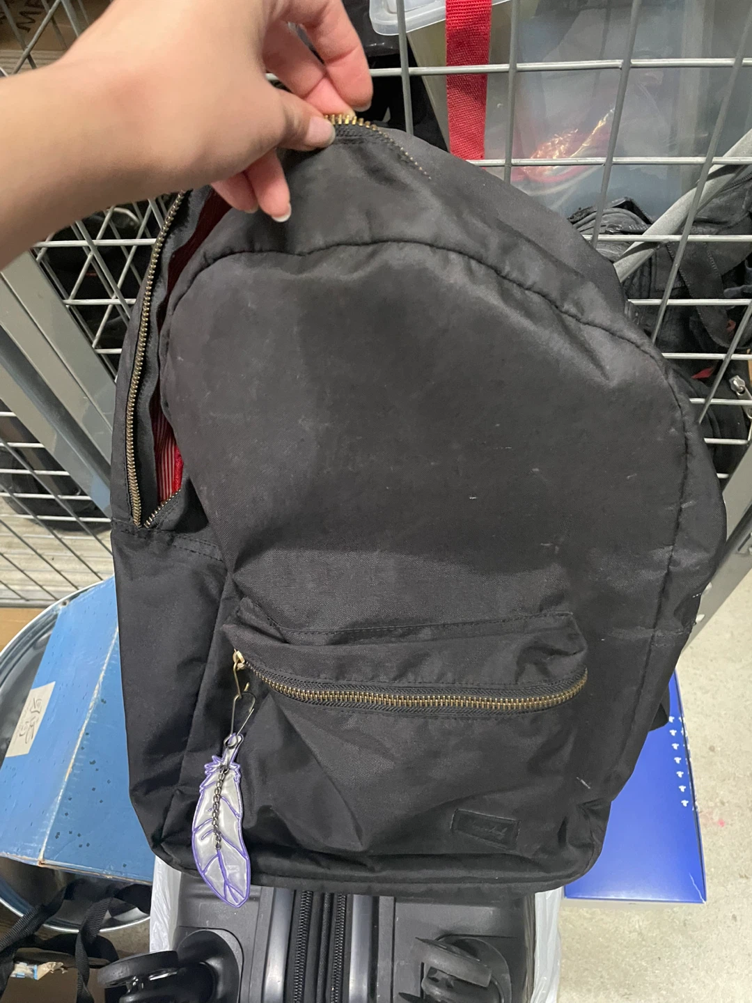 Herschel Black Backpack
