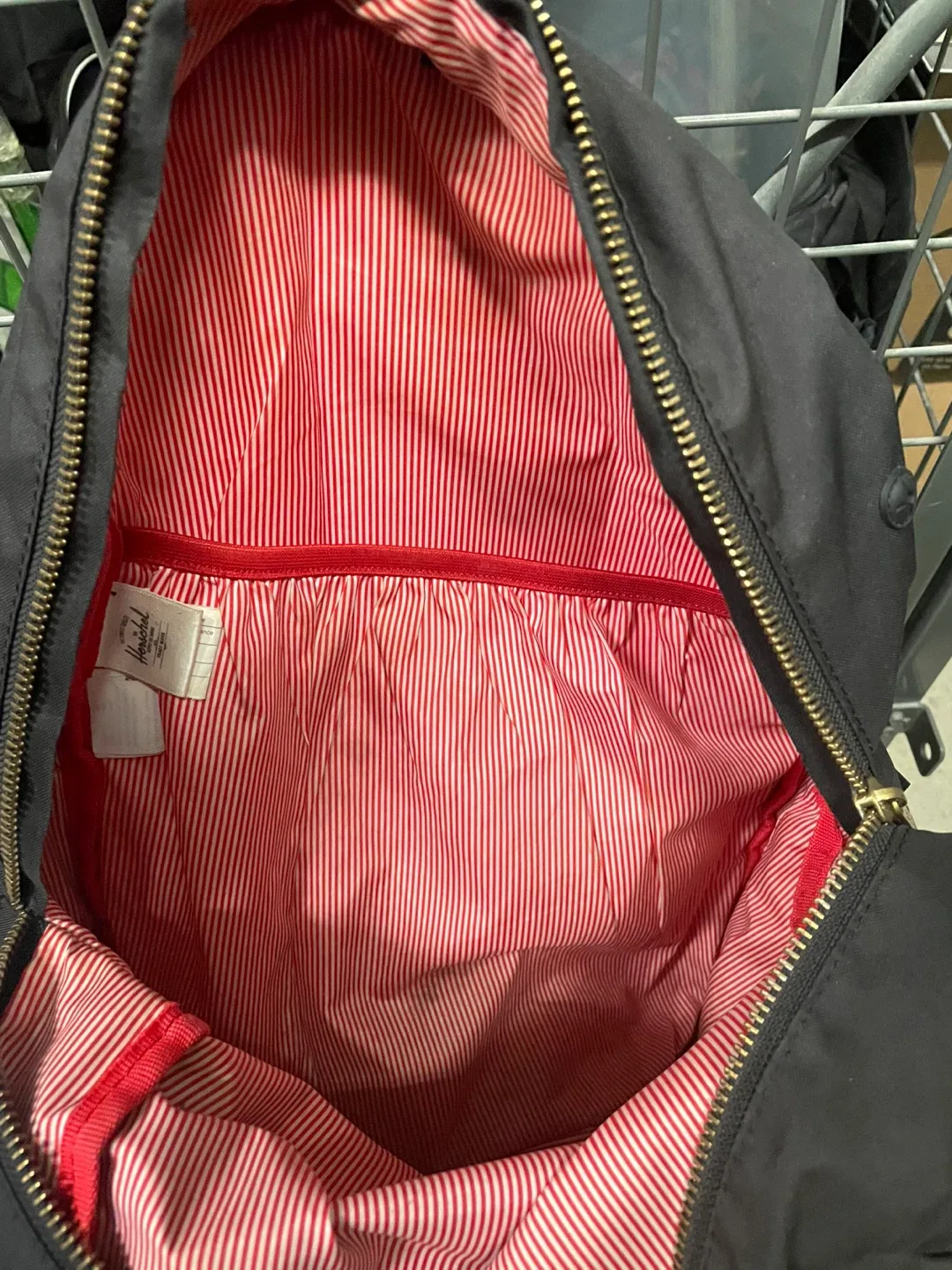 Herschel Black Backpack image indicator(5)