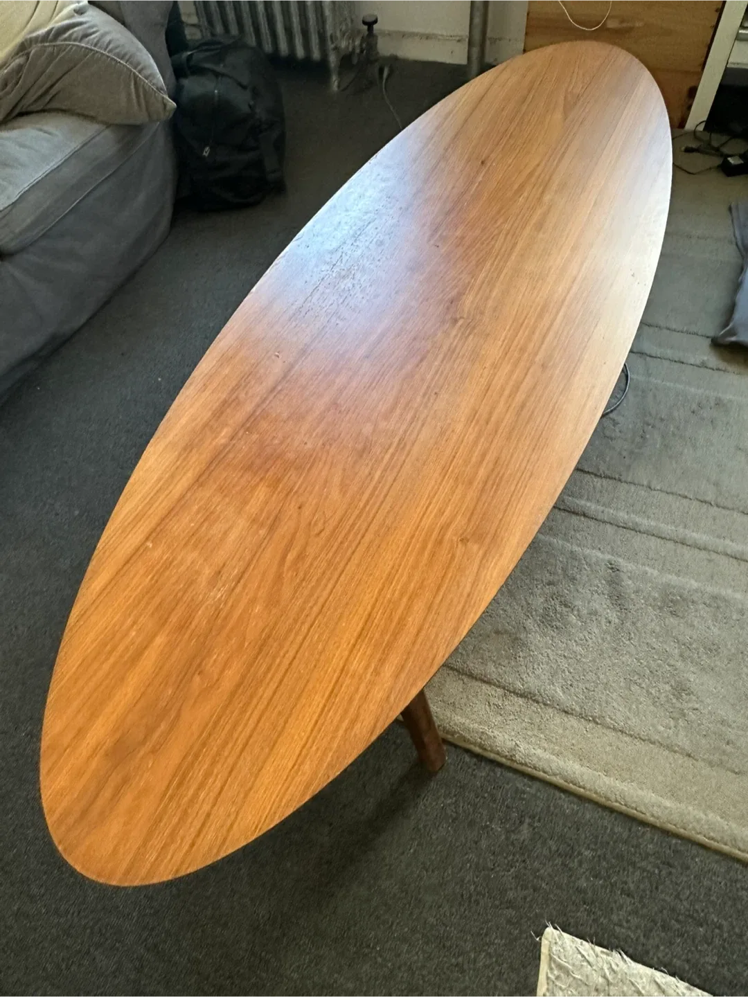 Oval Wooden Coffee Table image indicator(2)