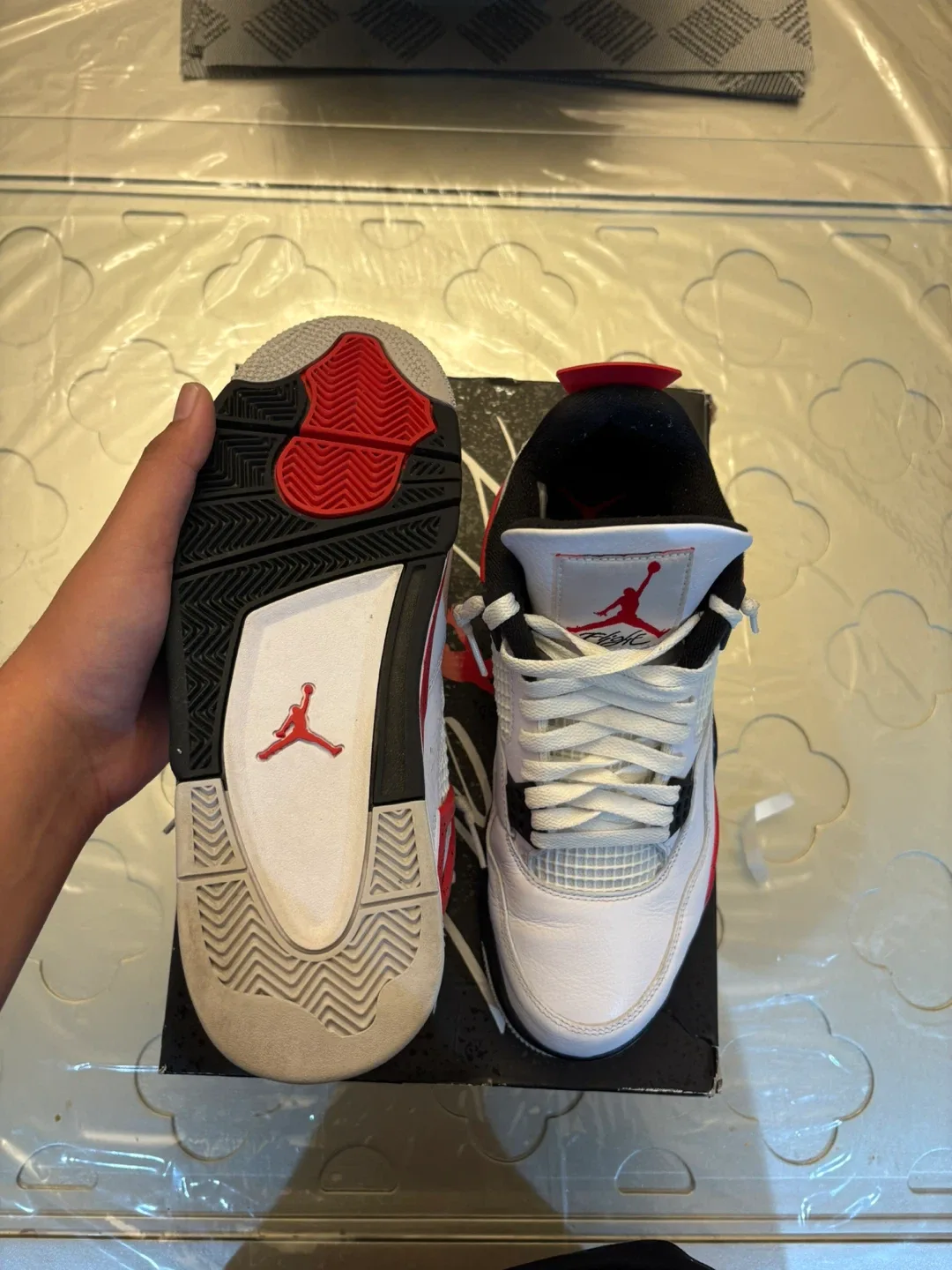Air Jordan 4 Retro red cement image indicator(4)