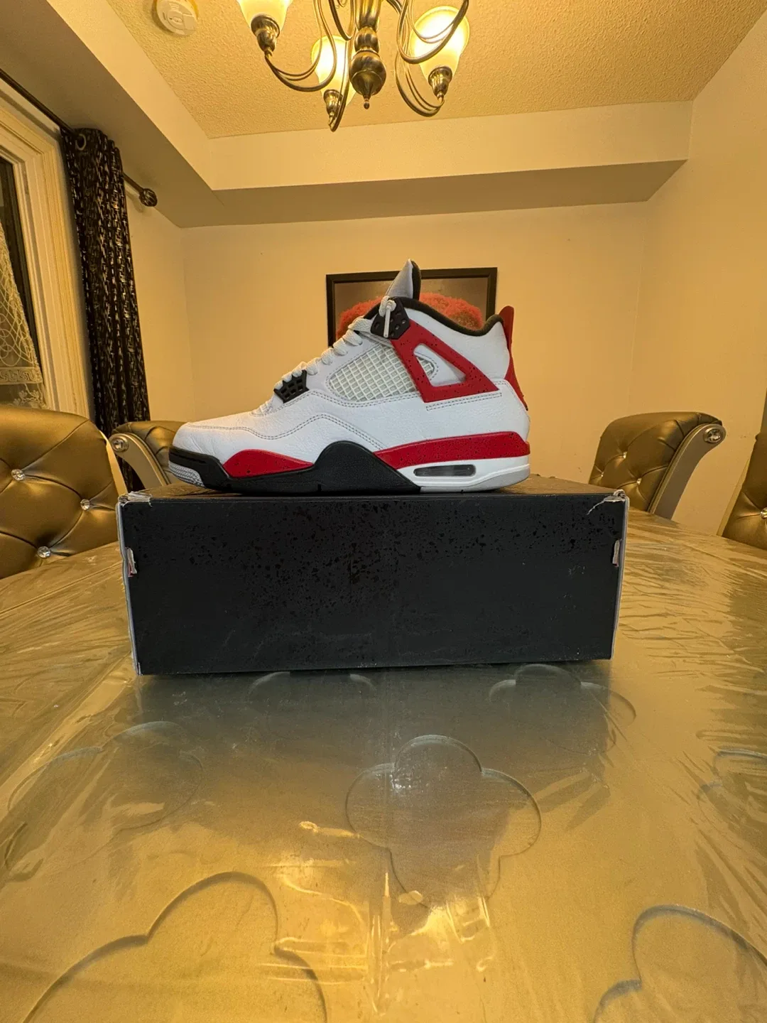 Air Jordan 4 Retro red cement image indicator(2)