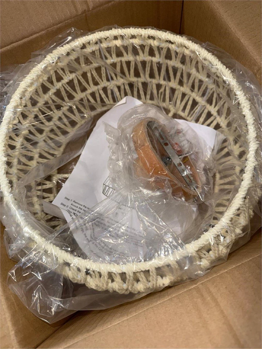 New Rattan Woven Ceiling Light Fixture - photo 2