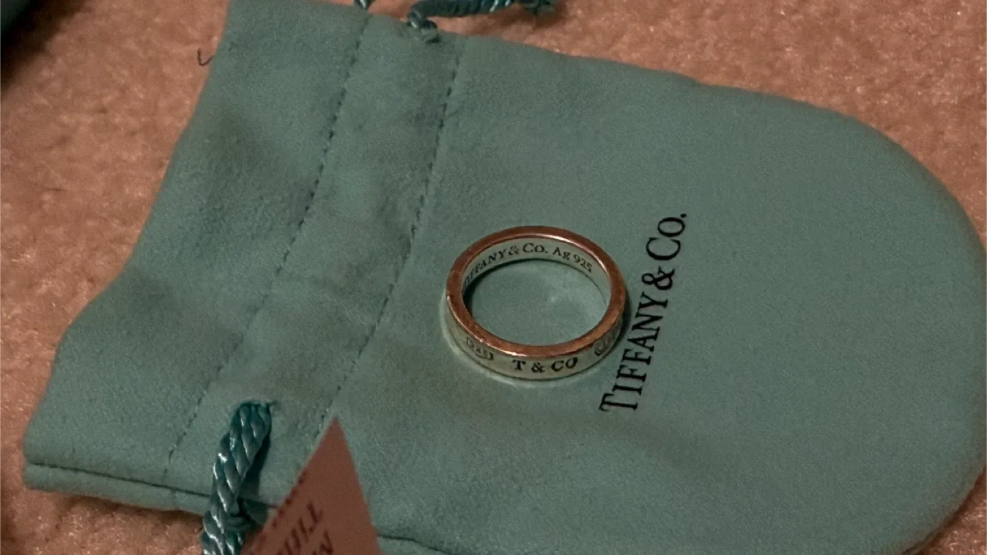 Tiffany & Co. 1837 Ring in Silver, Narrow Size 9.5 image indicator(2)