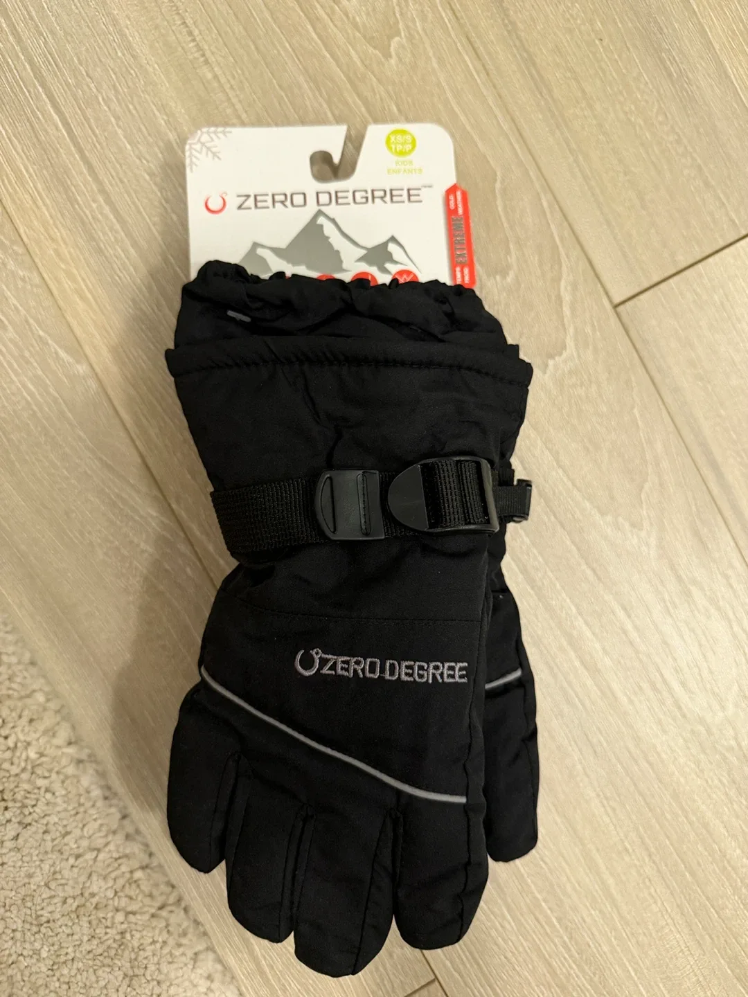Zero Degree Black Gloves - XS/S
