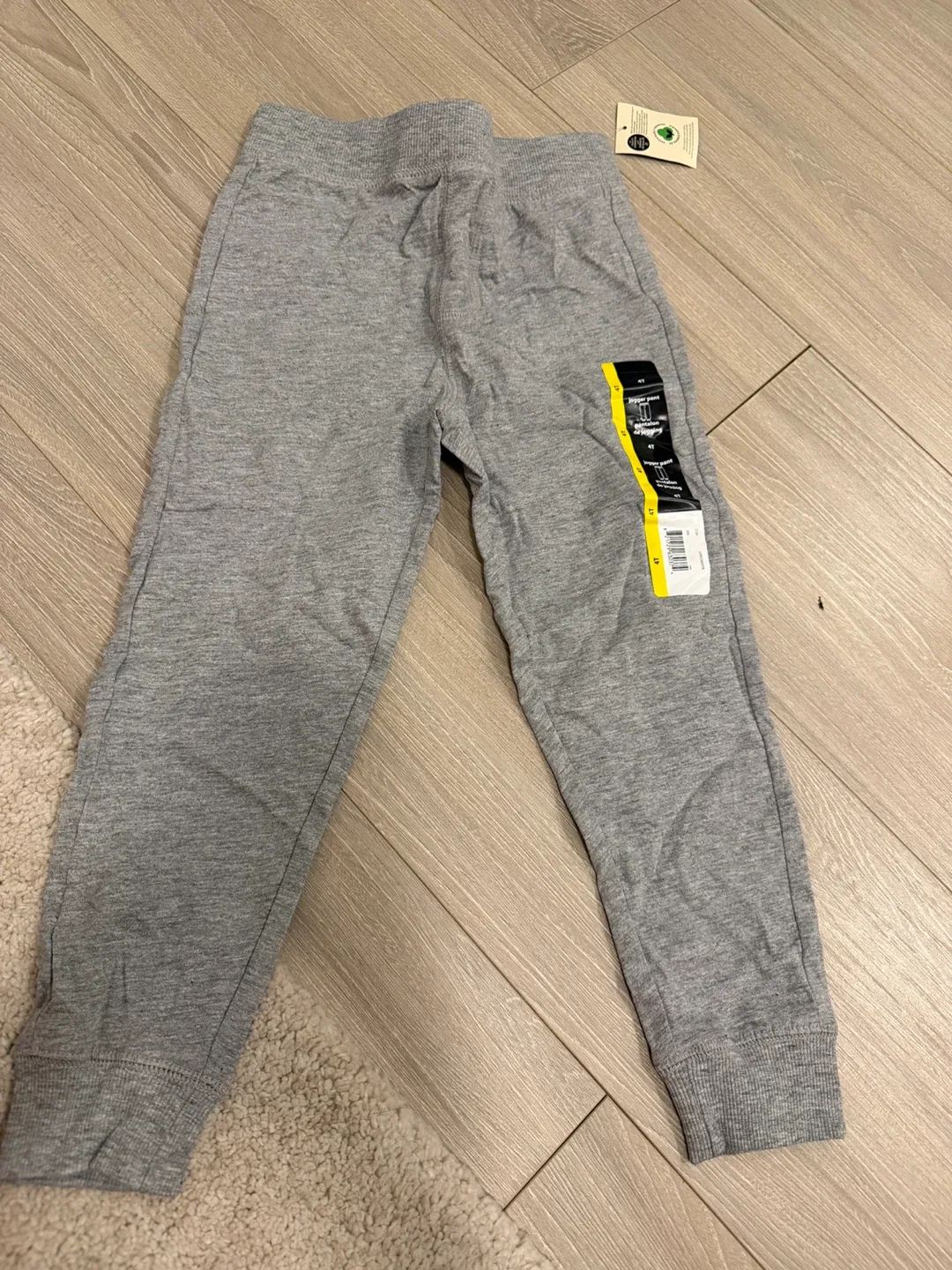 New 4T Cat & Jack Grey Jogger Pants