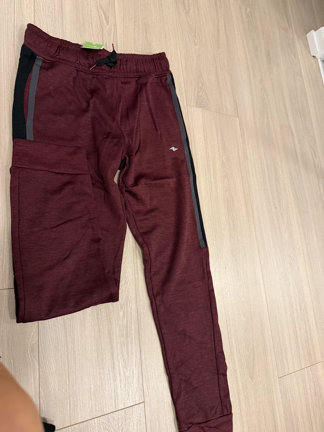 Athletic Works XL (14-16) Joggers - Burgundy