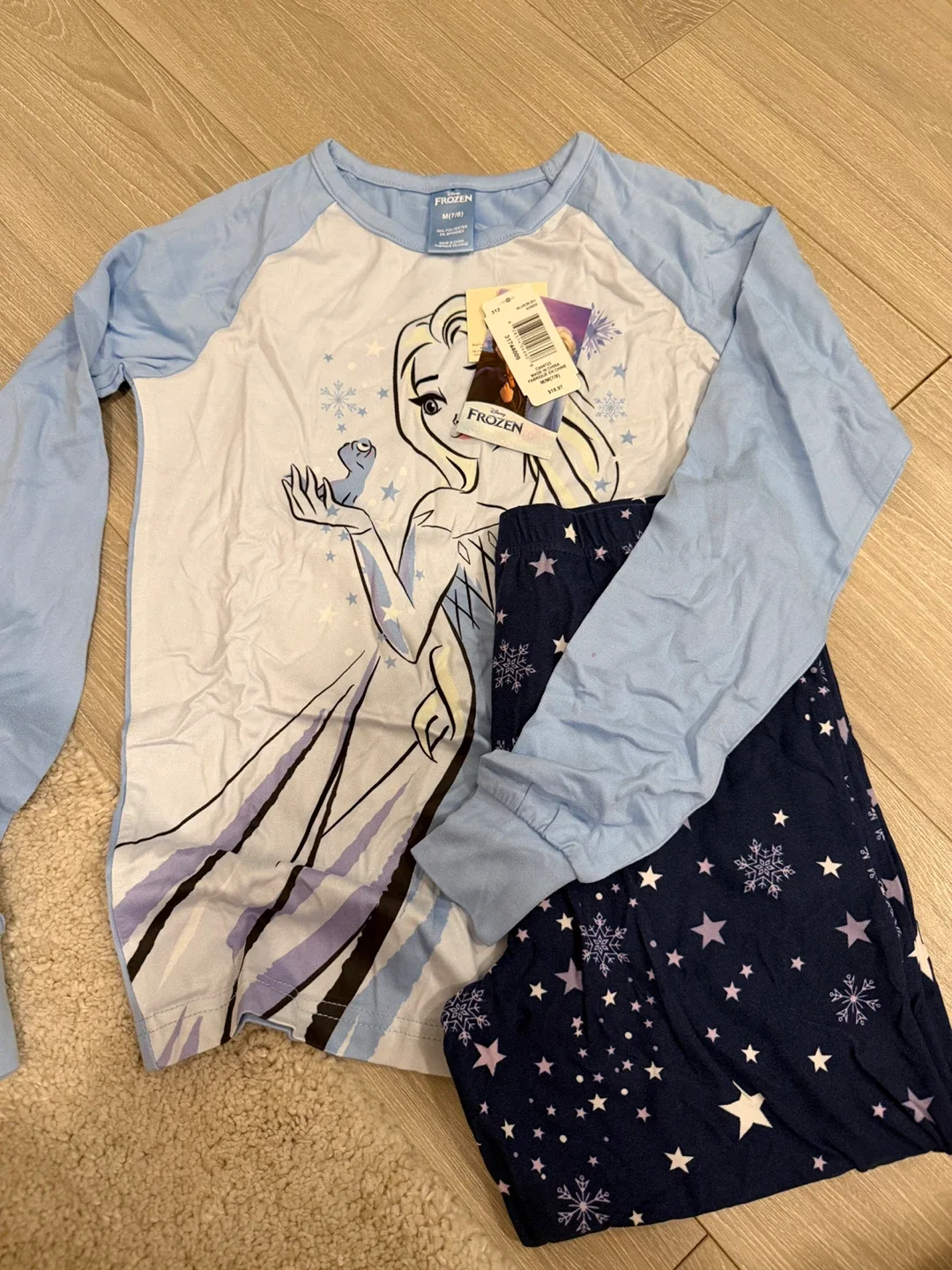 Disney Frozen Pajamas - Size M (7/8)