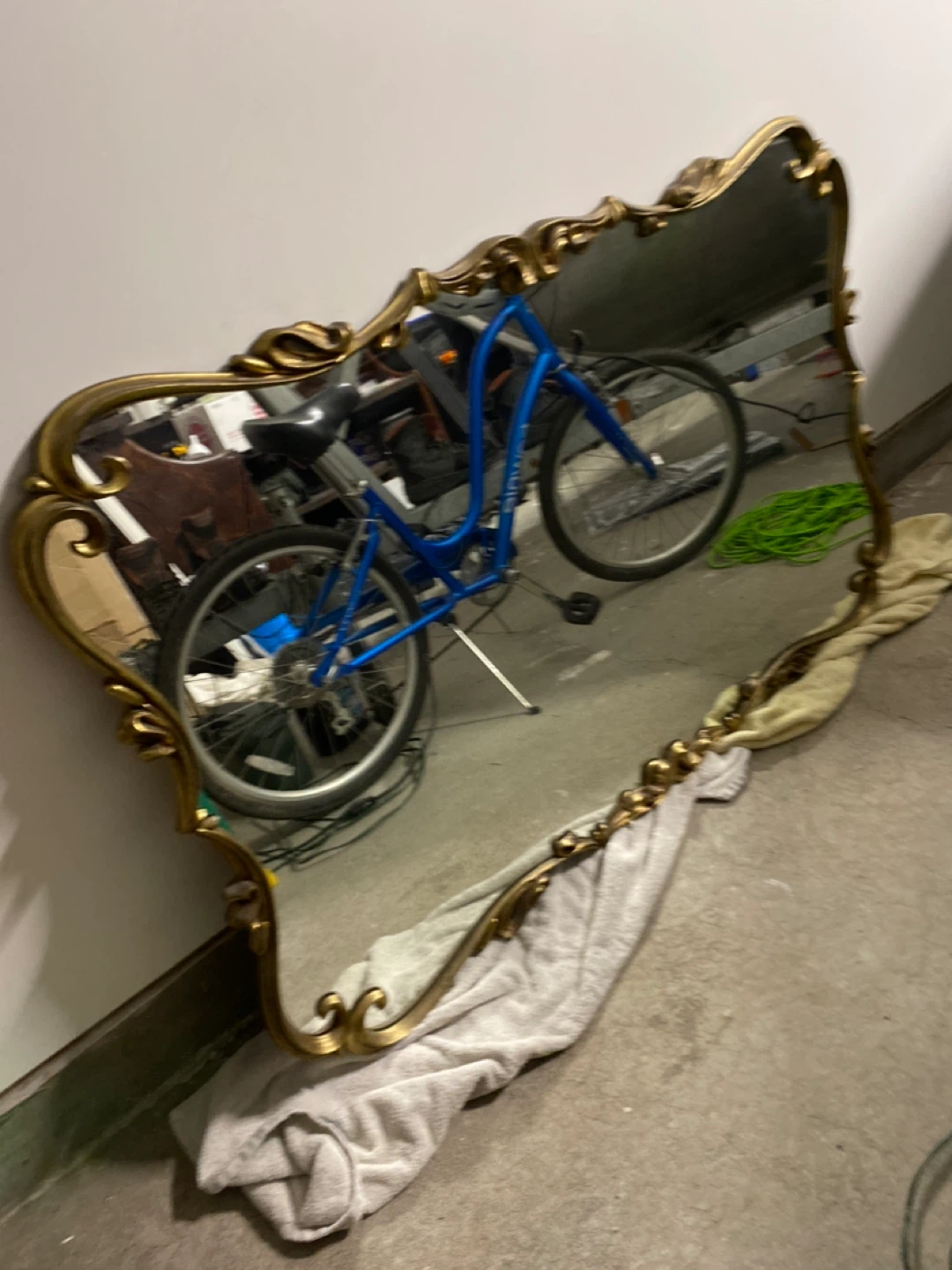 HUGE Vintage MCM Mirror Mir-O-Cron 1970 3 FT x 5 FT ESTATE SALE - photo 2