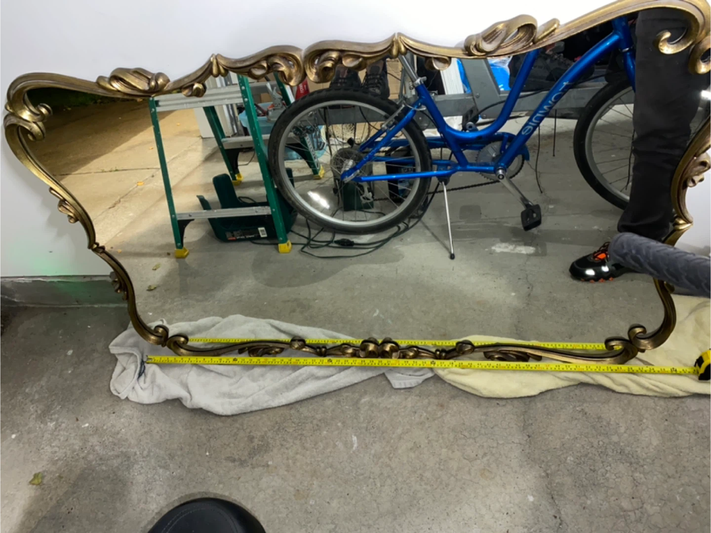 HUGE Vintage MCM Mirror Mir-O-Cron 1970 3 FT x 5 FT ESTATE SALE - photo 4