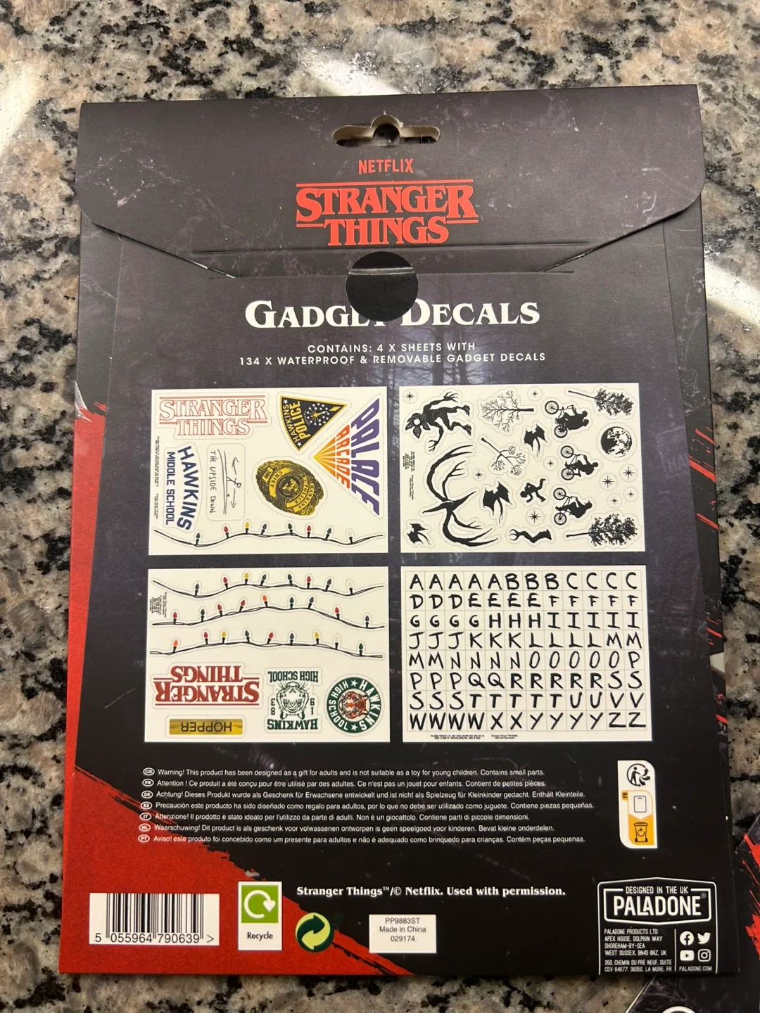 Stranger Things Gadget Decals removable & waterproof! image indicator(2)