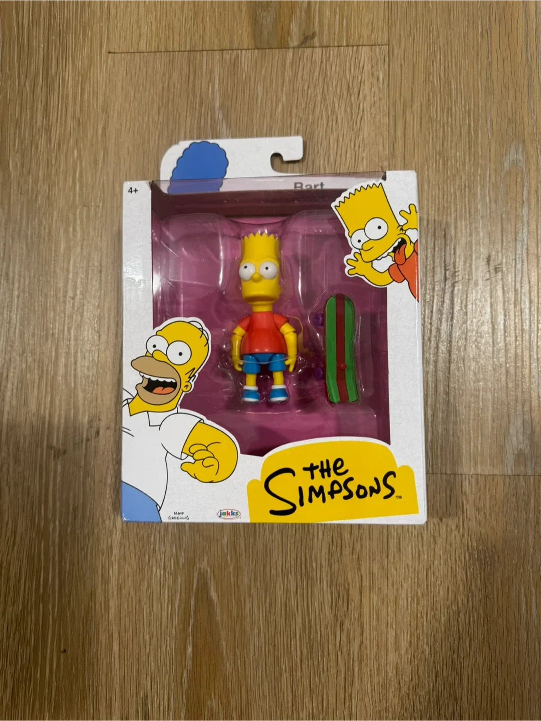The Simpsons - Bart Simpson 5’ with Skateboard Action Figure thumbnail