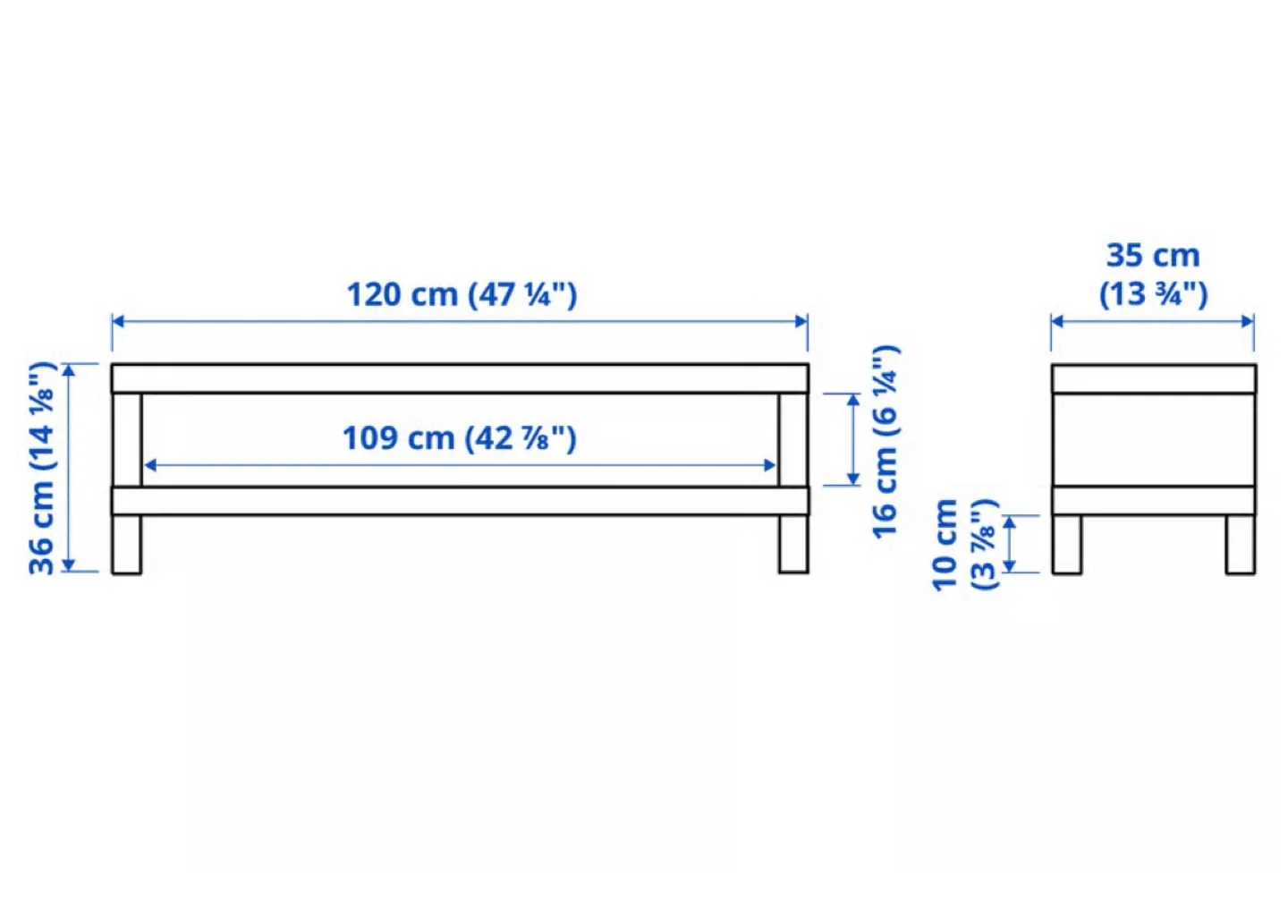 White Shelf TV Unit image indicator(2)