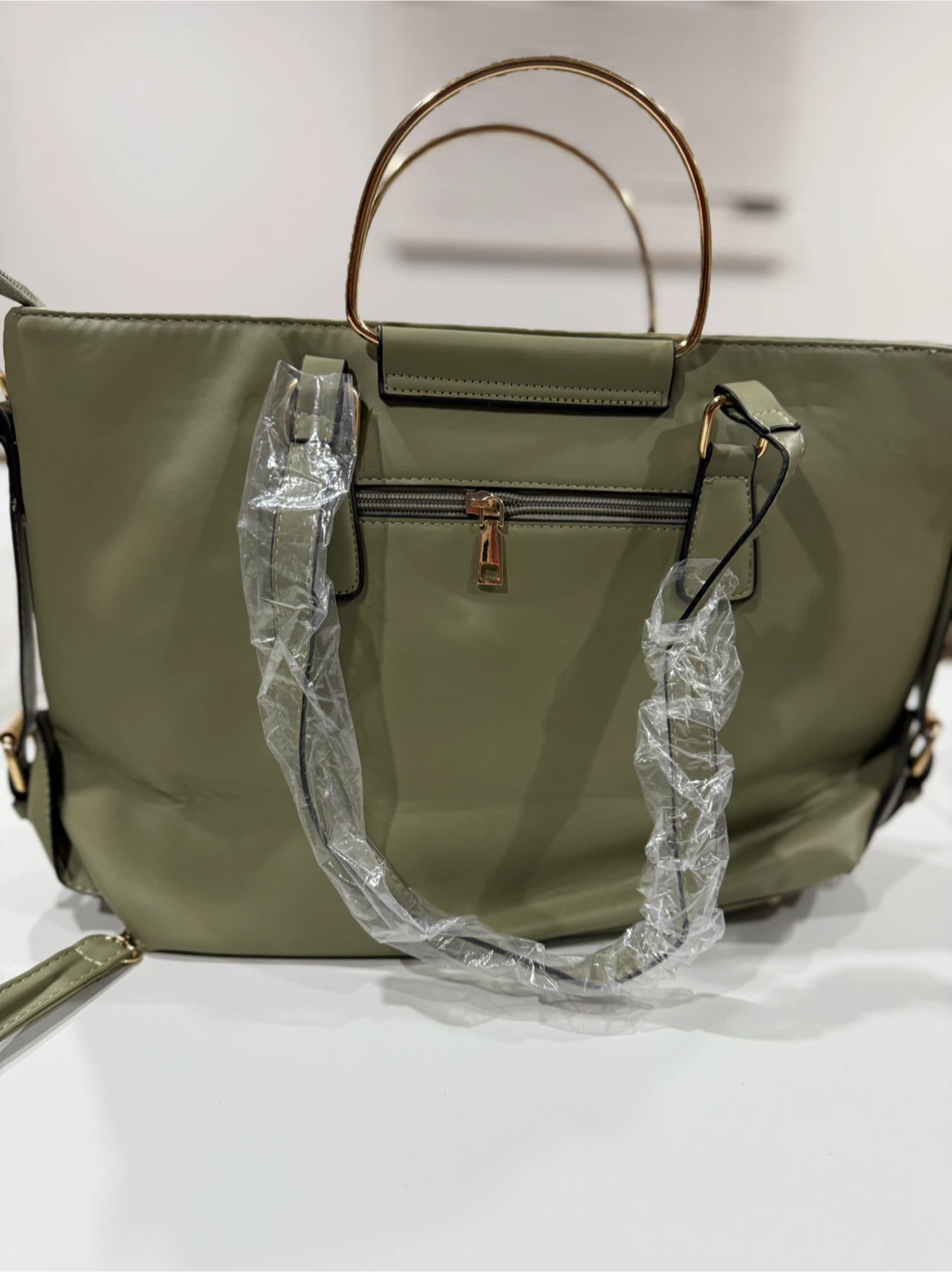 Green Handbag with Wallet - photo 3