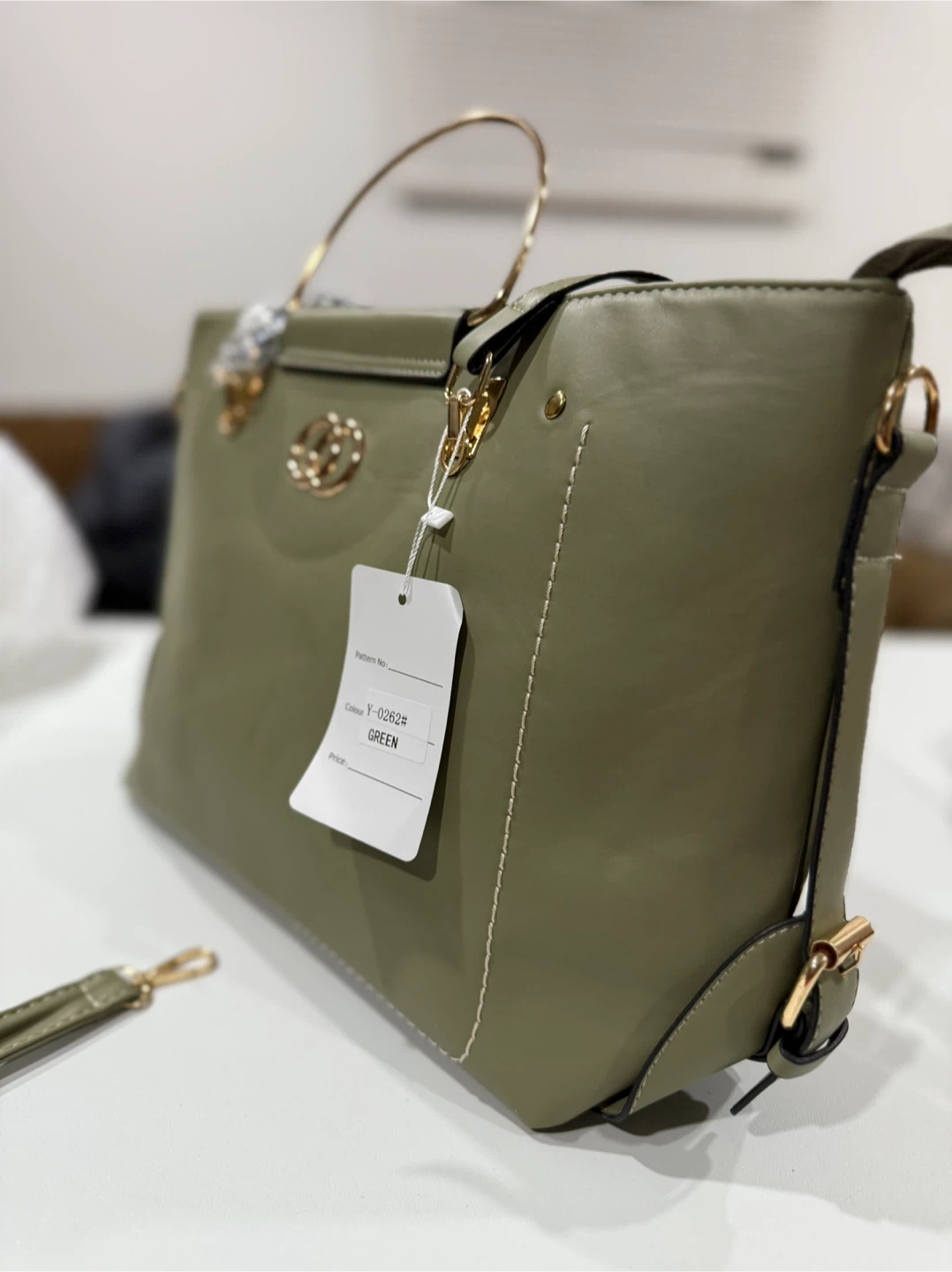 Green Handbag with Wallet - photo 2